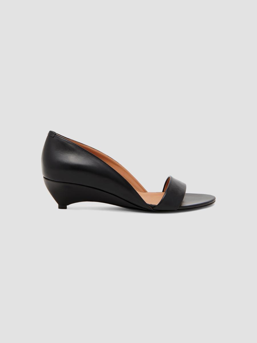 Jil Sander 45MM Leather Wedge Sandals | Saks Fifth Avenue