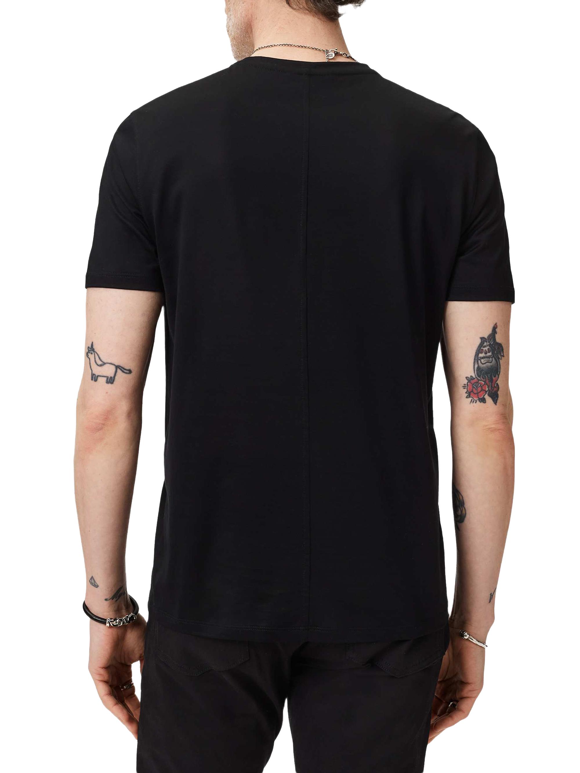 John Varvatos Men's Vero Cotton Crewneck T-Shirt - Black | Thumbnail 4
