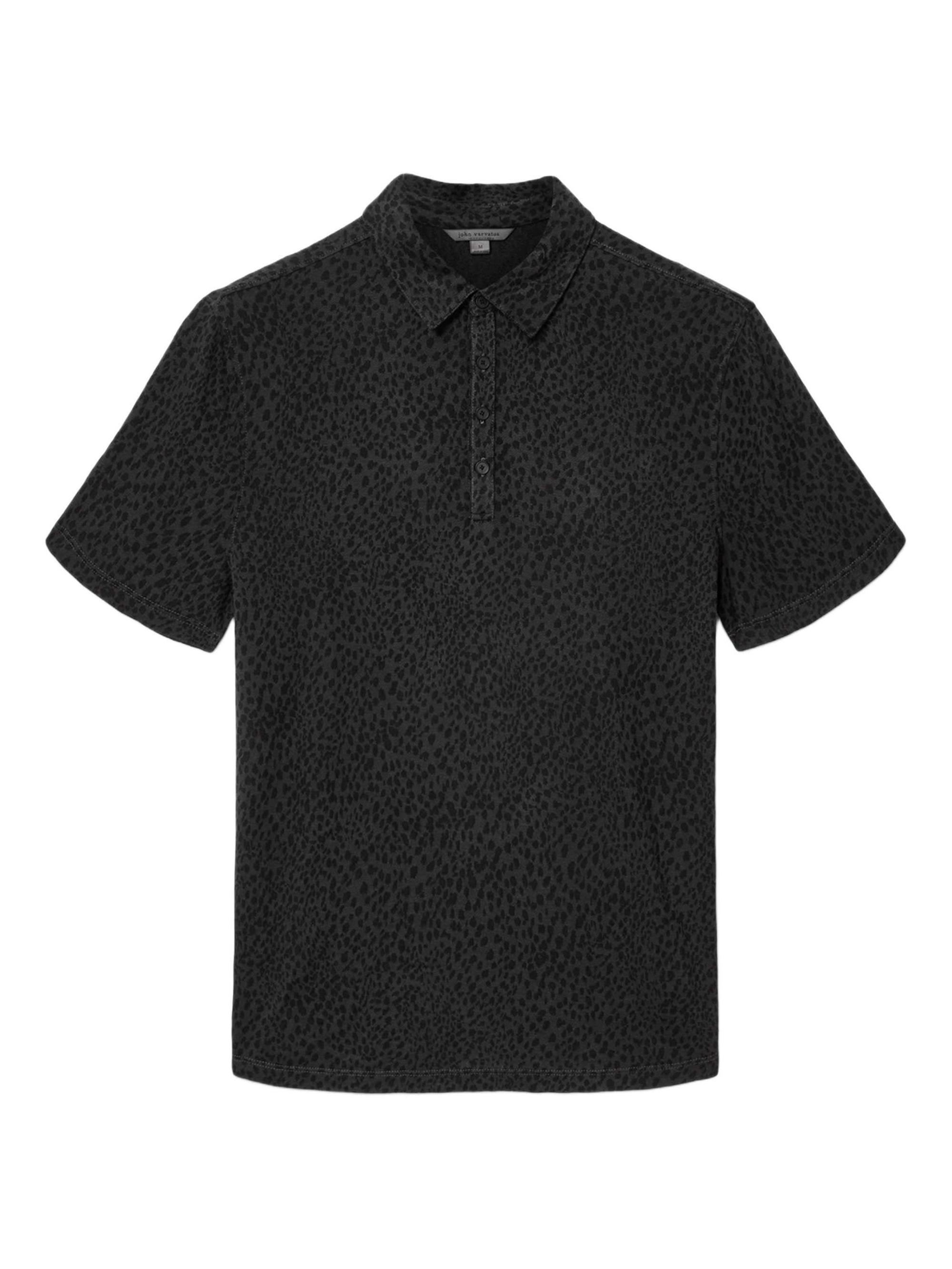 Versace Embroidered Quarter-Zip Polo Shirt | Saks Fifth Avenue