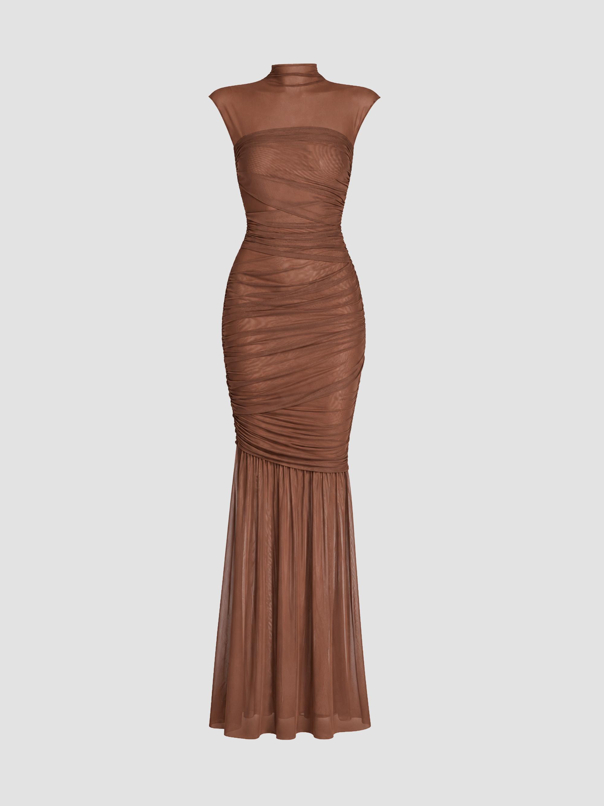 saks fifth avenue dresses evening Saks Fifth Avenue Metallic Lace Dress  Moore Vintage Archive
