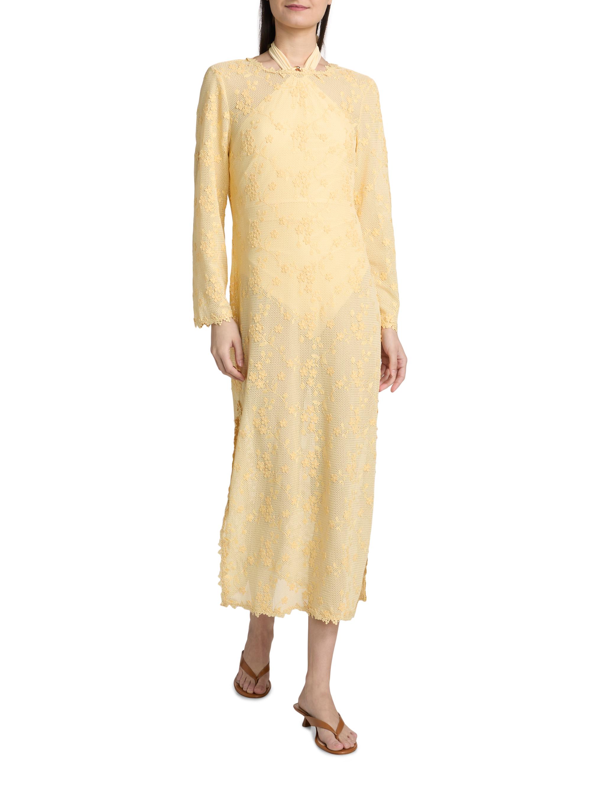 illusion lace midi dress Illusion Lace Midi Dress main image 0