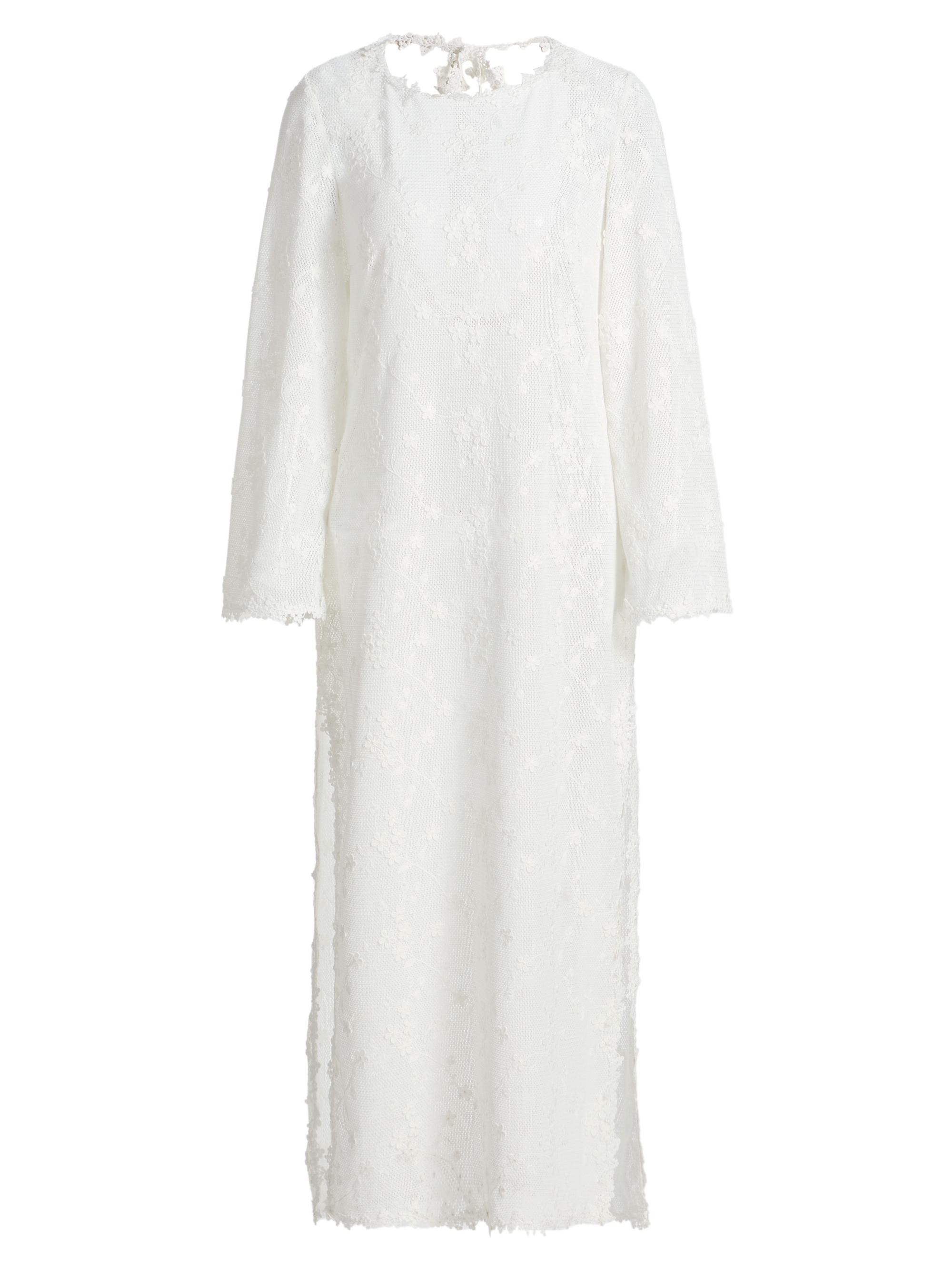 Cult Gaia Pernille Linen-Blend Checkered Maxi Dress | Saks Fifth