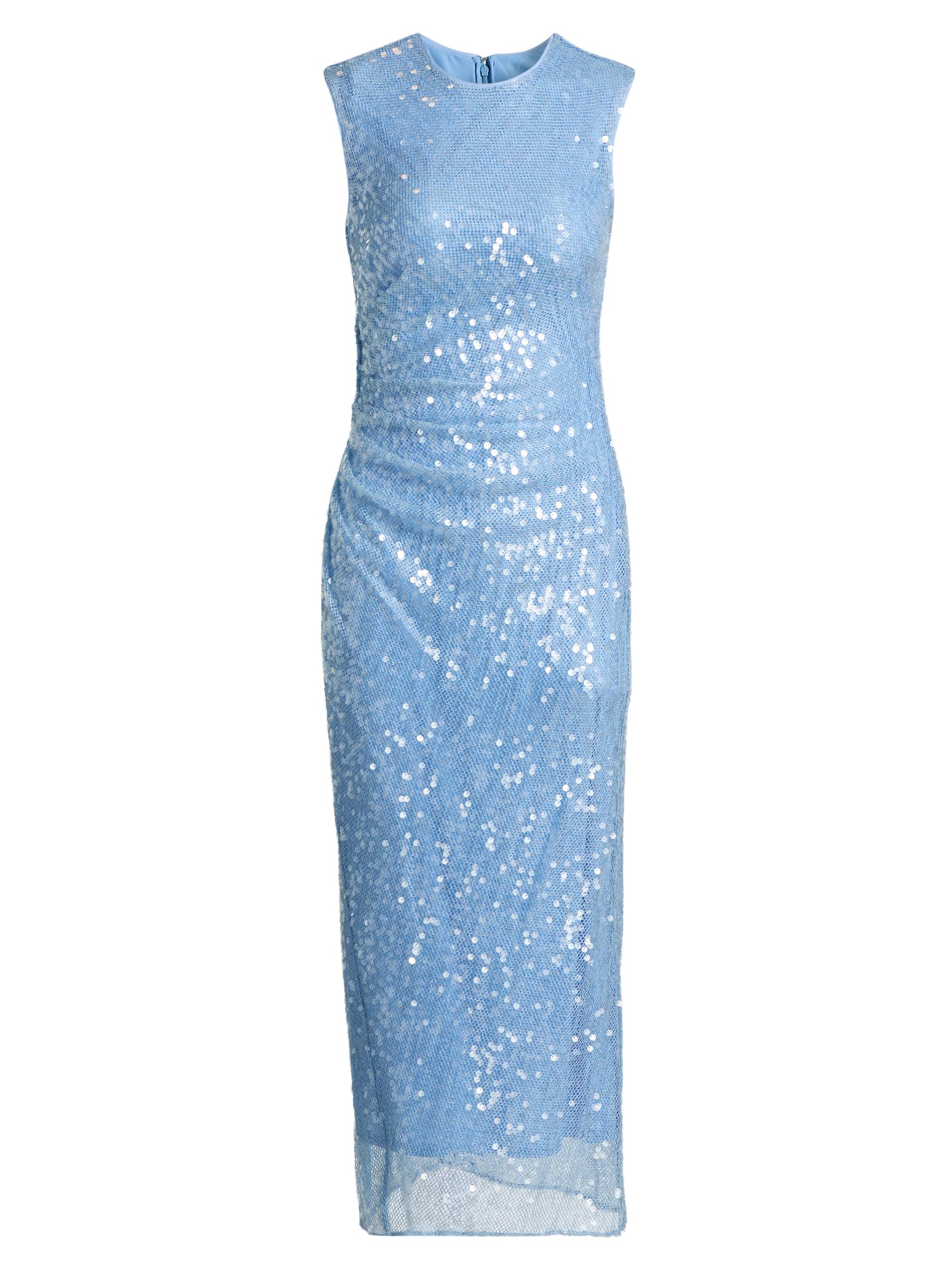 Kimberly Sequined Sheath Midi-Dress