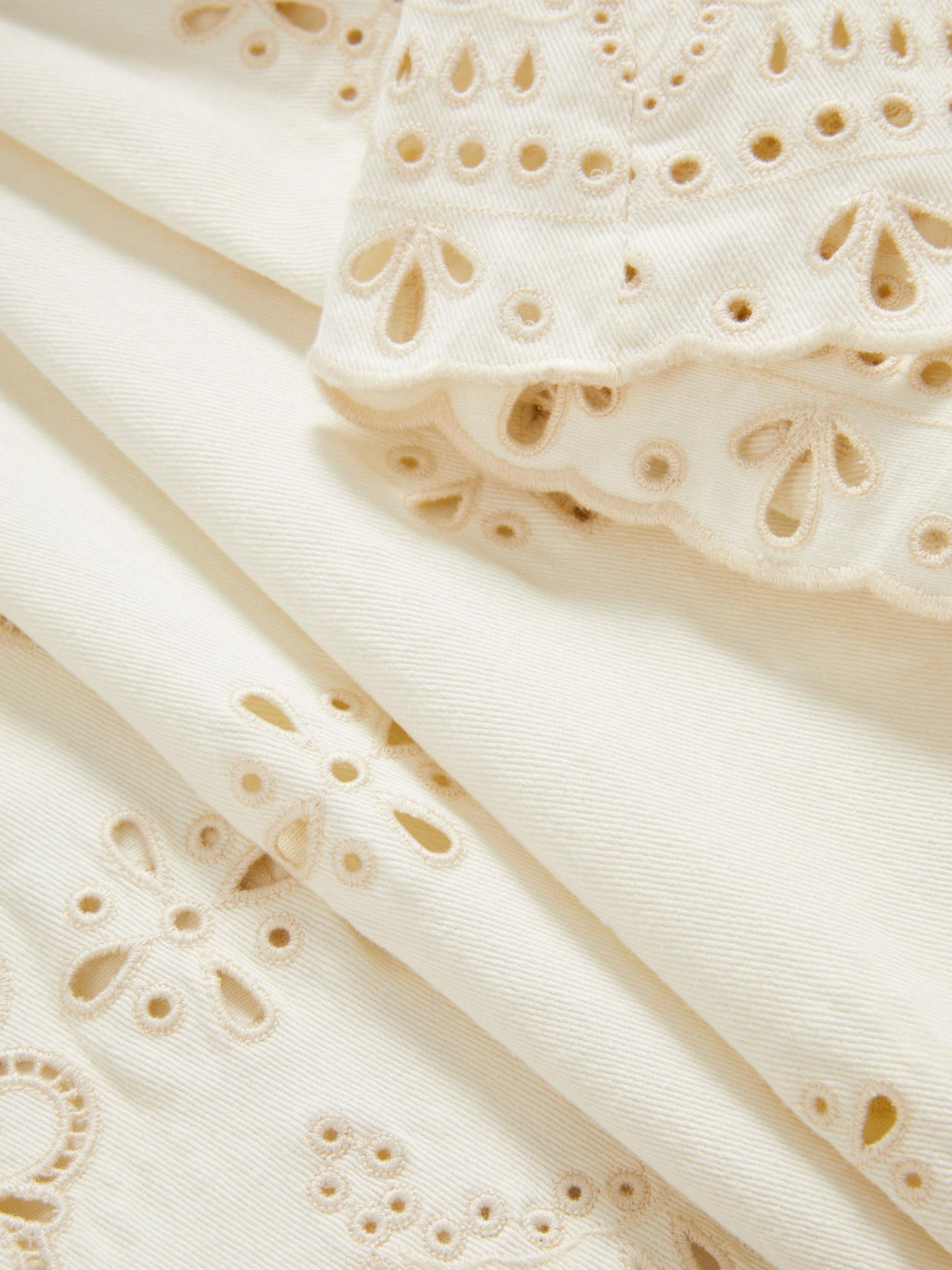 Veronica Beard Komi Eyelet Flare Pants | Saks Fifth Avenue