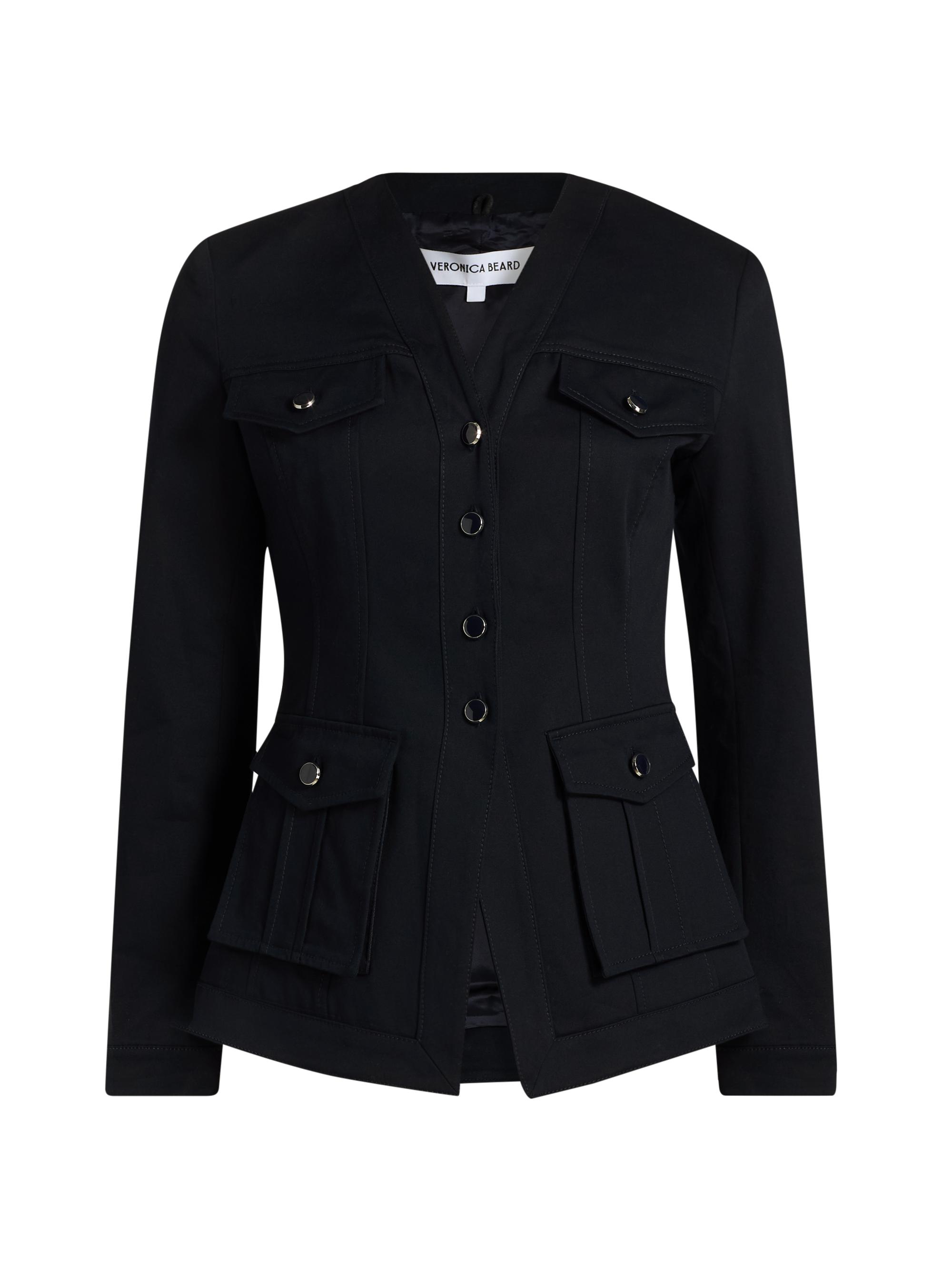 超希少　人気　VERONICA ブラック トラックスーツ Veronica Beard Miller Dickey Jacket | Saks Fifth Avenue