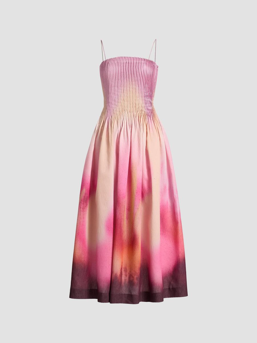 grecian pleated maxi dress Frances Stevens Grecian Pleated Dress