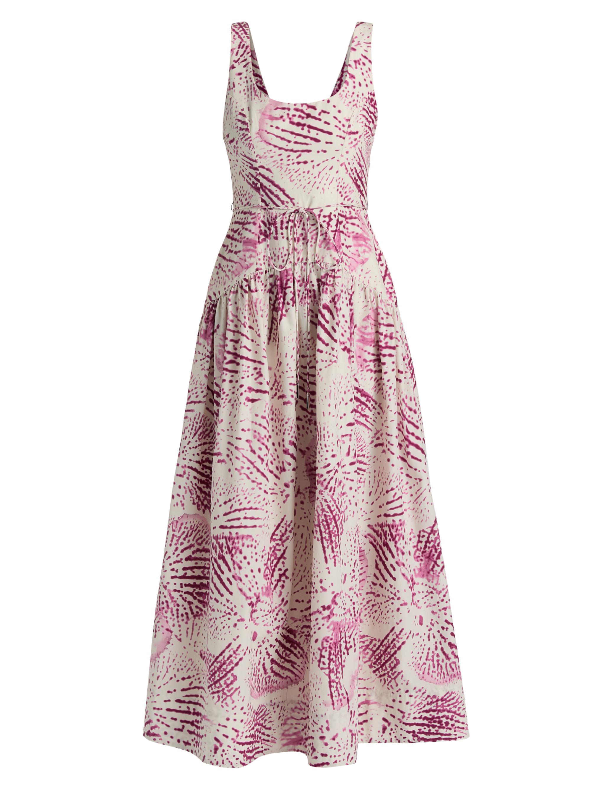 Amur Women's Salome Printed Drop-Waist Maxi Dress -  Cellular Bloom