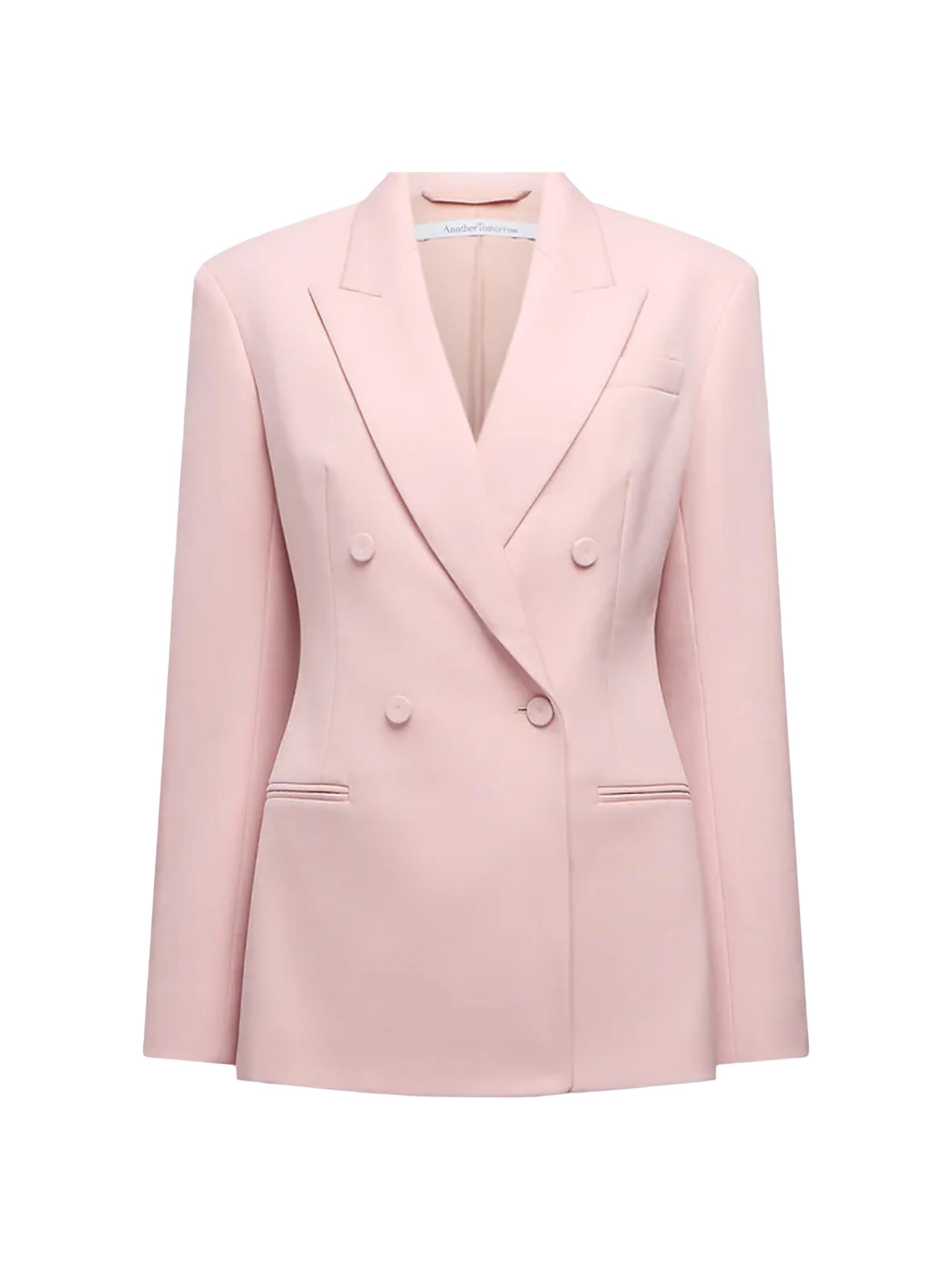 Another Tomorrow Tailored Double Breasted Jacket | Saks Fifth Avenue