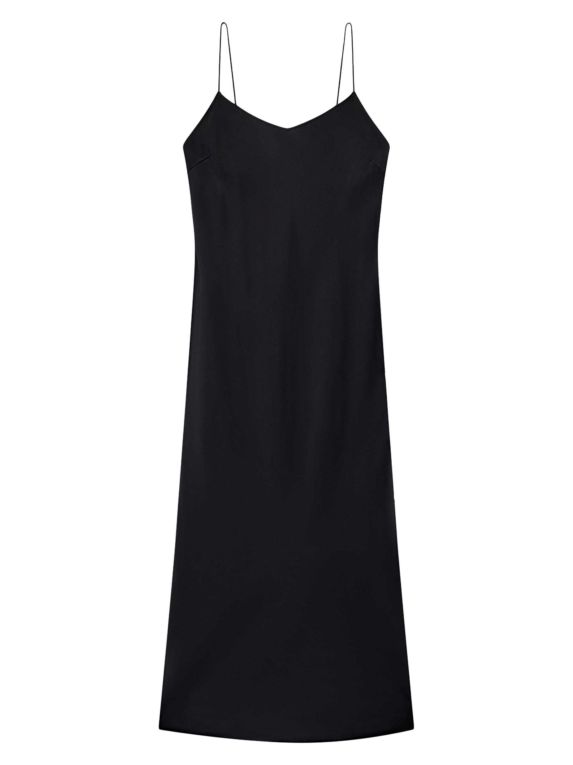 Another Tomorrow Women's Satin Gown - Black
