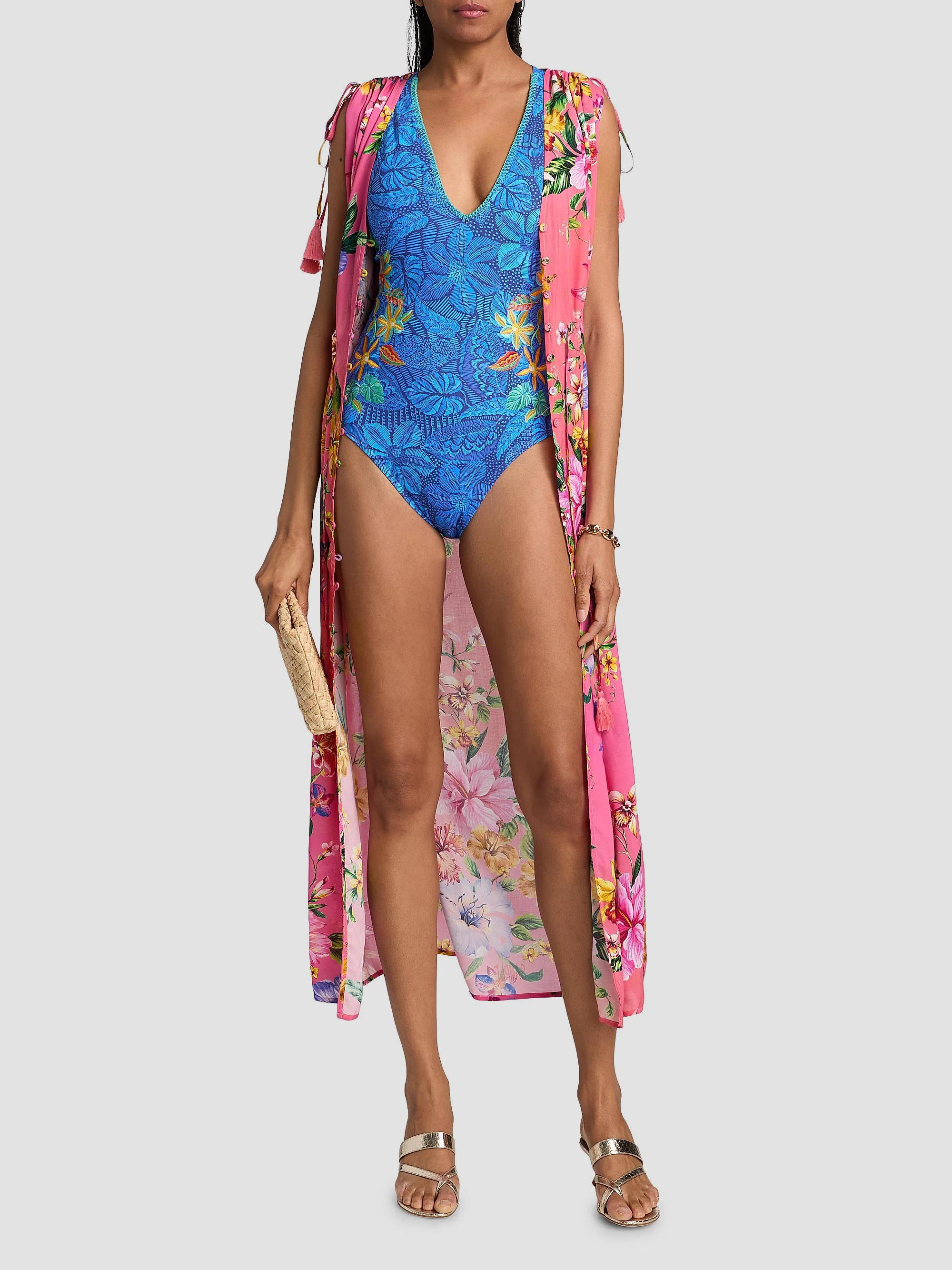 Johnny Was Maris Floral One-Piece Swimsuit | Saks Fifth Avenue