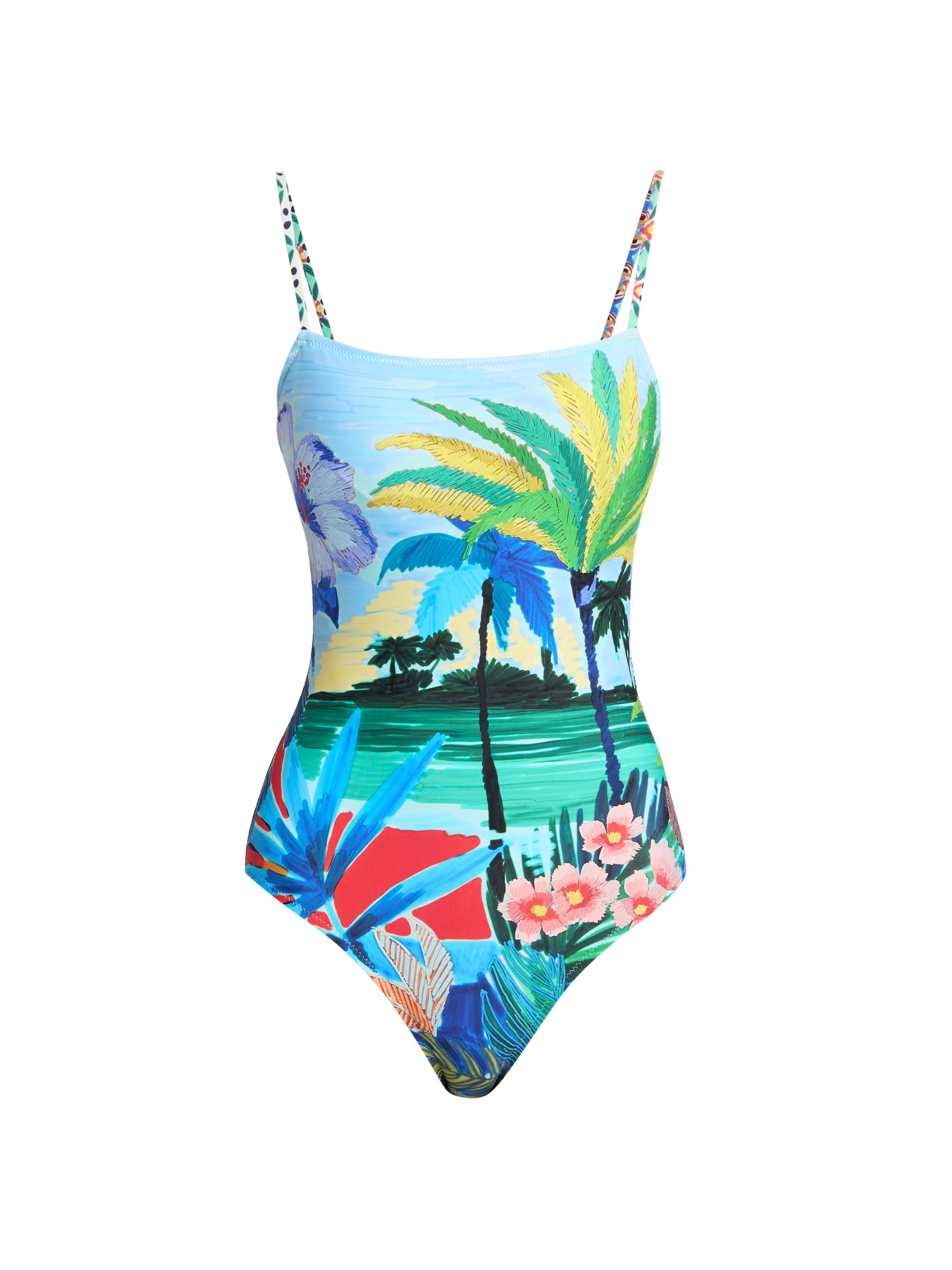 Johnny Was Women's Paradis Printed One-Piece Swimsuit - Paradis