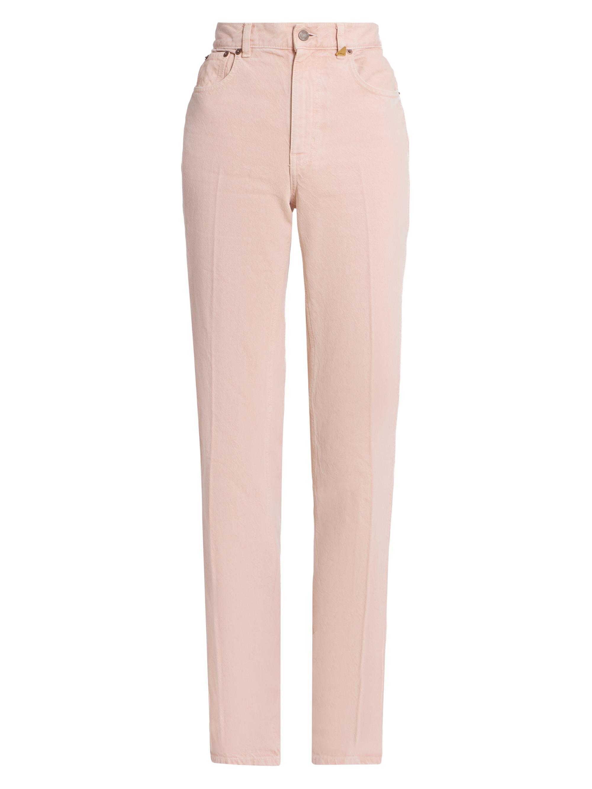 Chloé Women's Stacked Straight-Leg Jeans - Timid Pink | Thumbnail 7