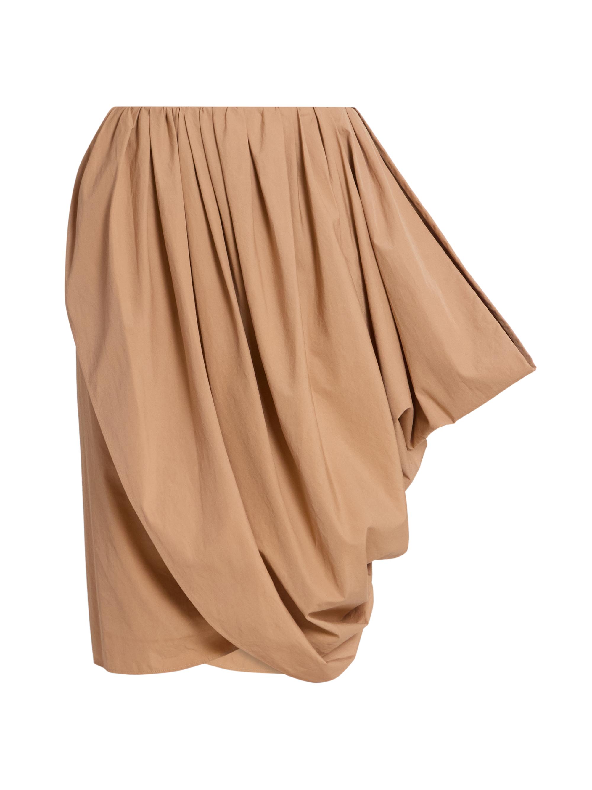 Chloé Women's Pleated Cotton A-Line Miniskirt - Reef Shell