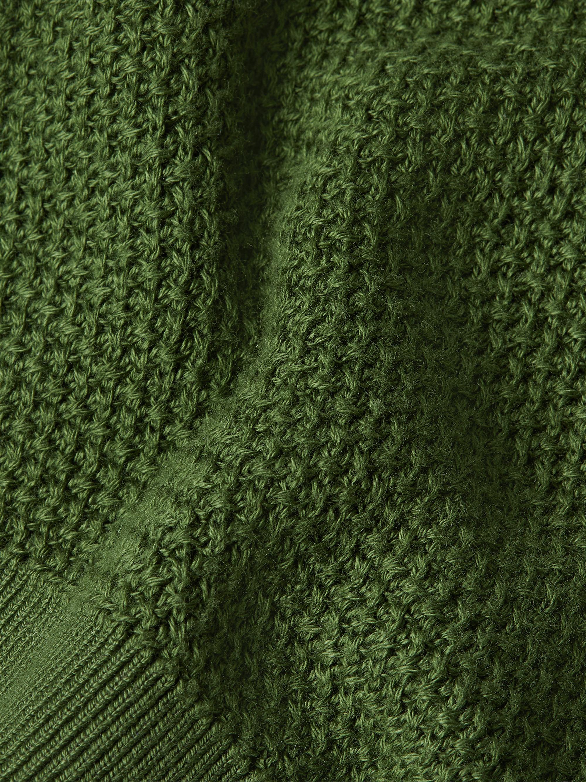 ZEGNA Men's Premium Cotton Polo Shirt - Pine Green | Thumbnail 5