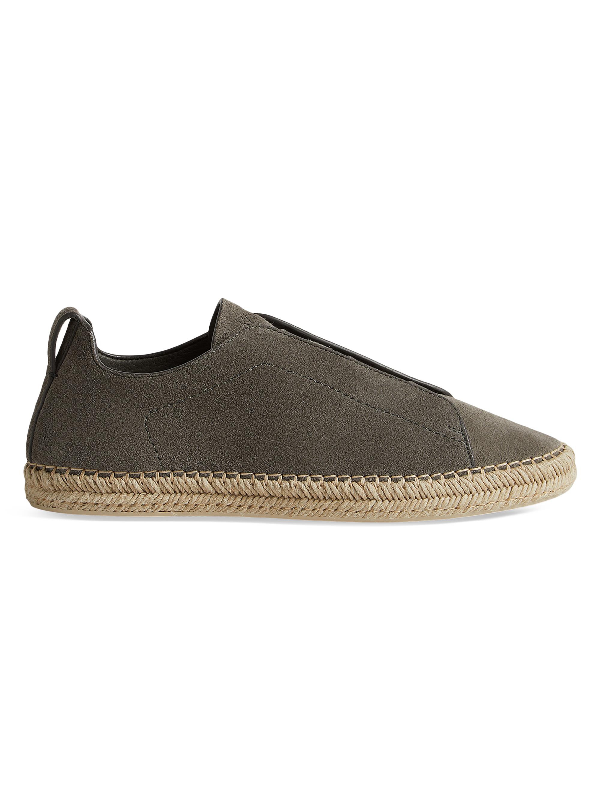 ZEGNA Suede Triple Stitch Monte Sneakers | Saks Fifth Avenue