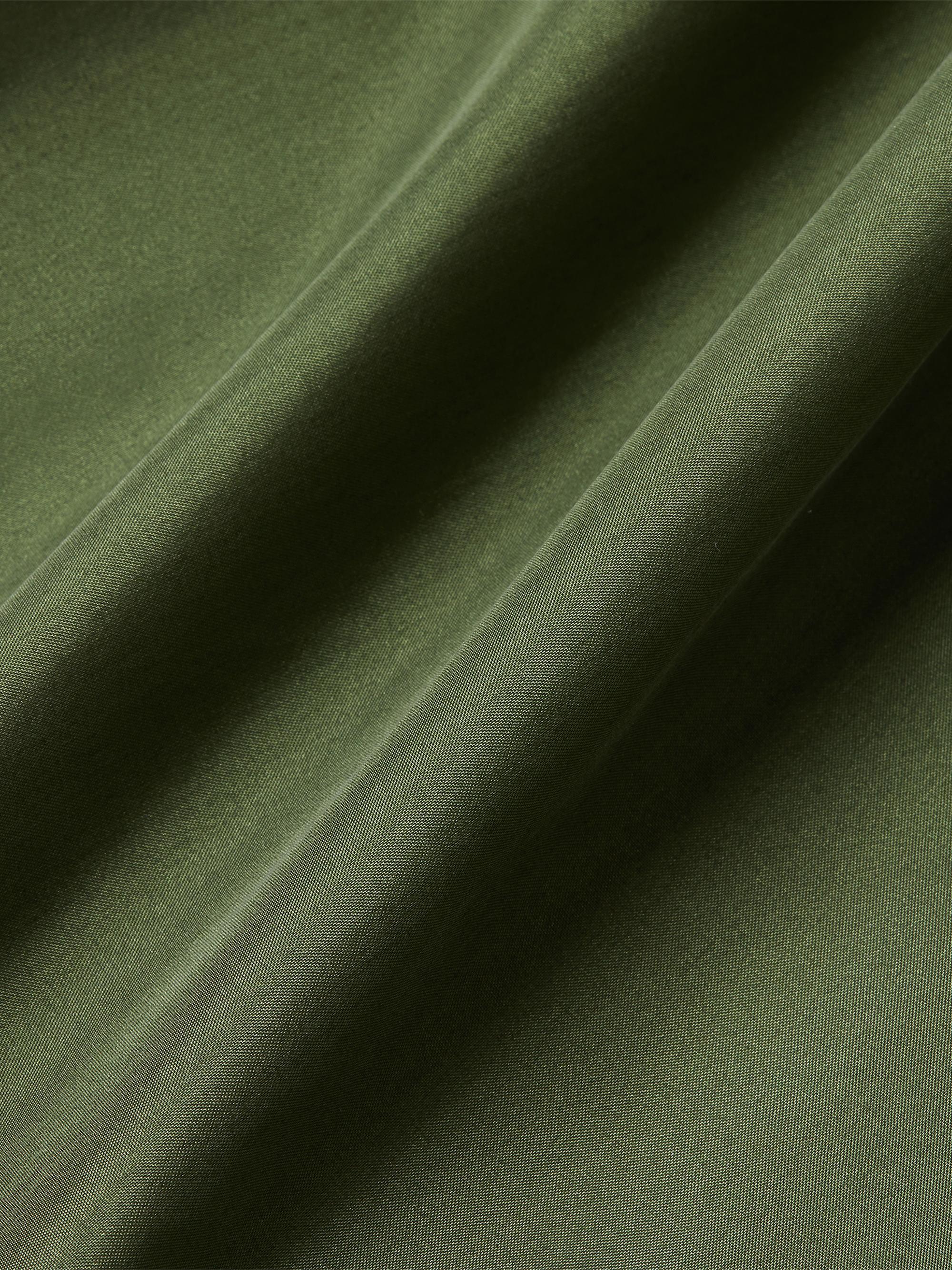 ZEGNA Men's Silk Blouson Jacket - Pine Green | Thumbnail 5