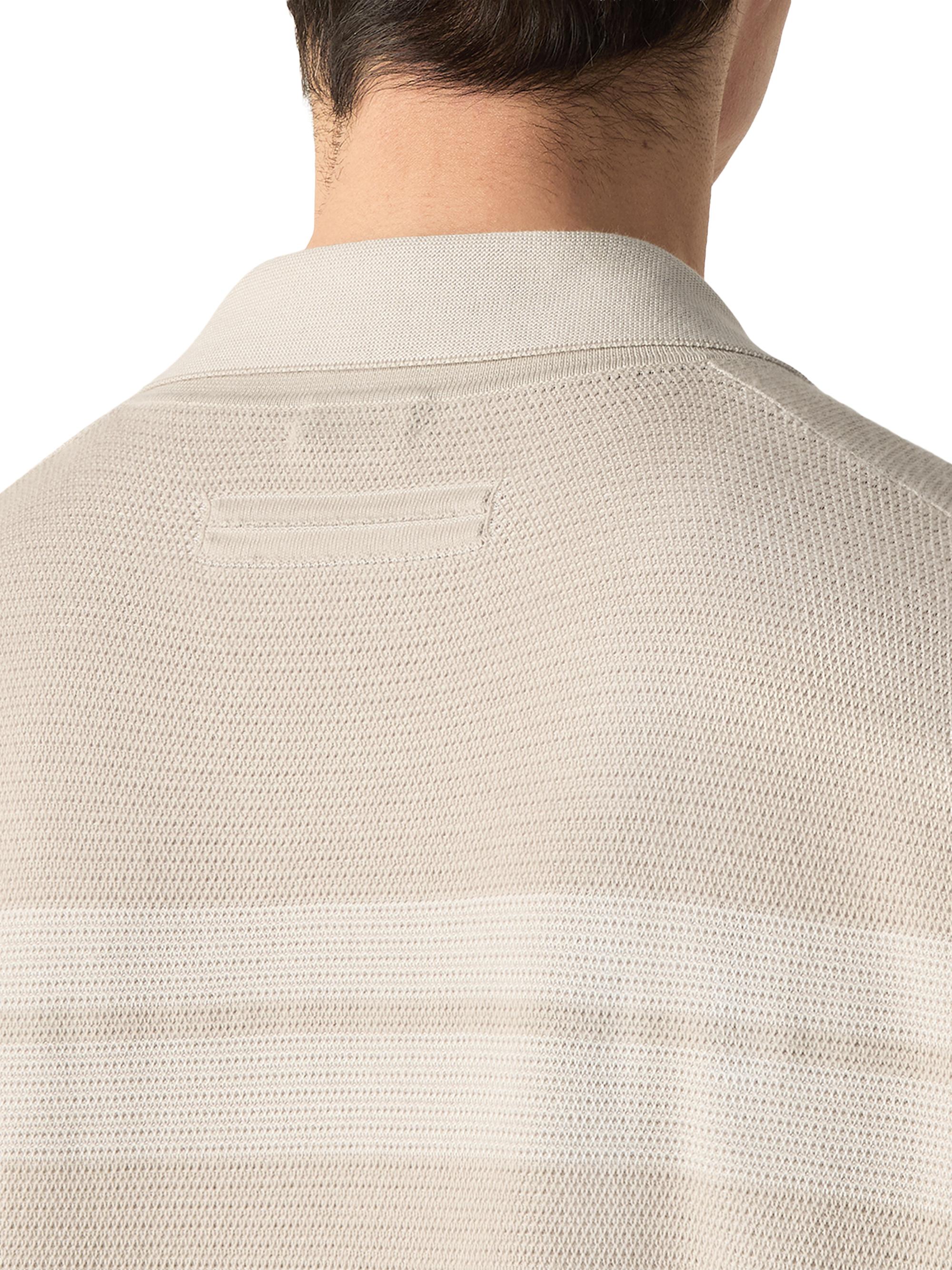 ZEGNA Men's Cotton and Silk Shirt -  White | Thumbnail 3