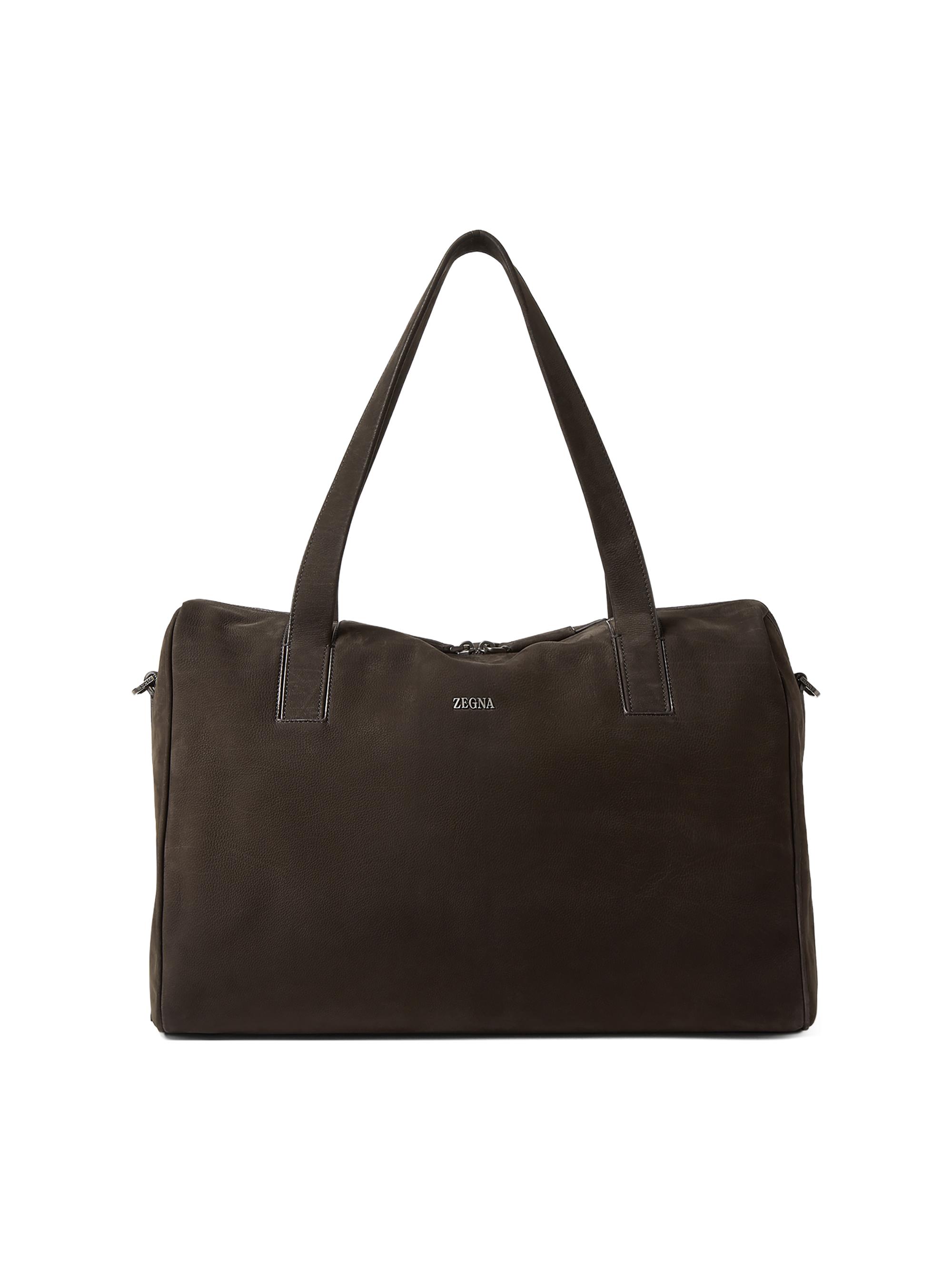 ZEGNA Men's Secondskin Everyday Bag - Dark Brown