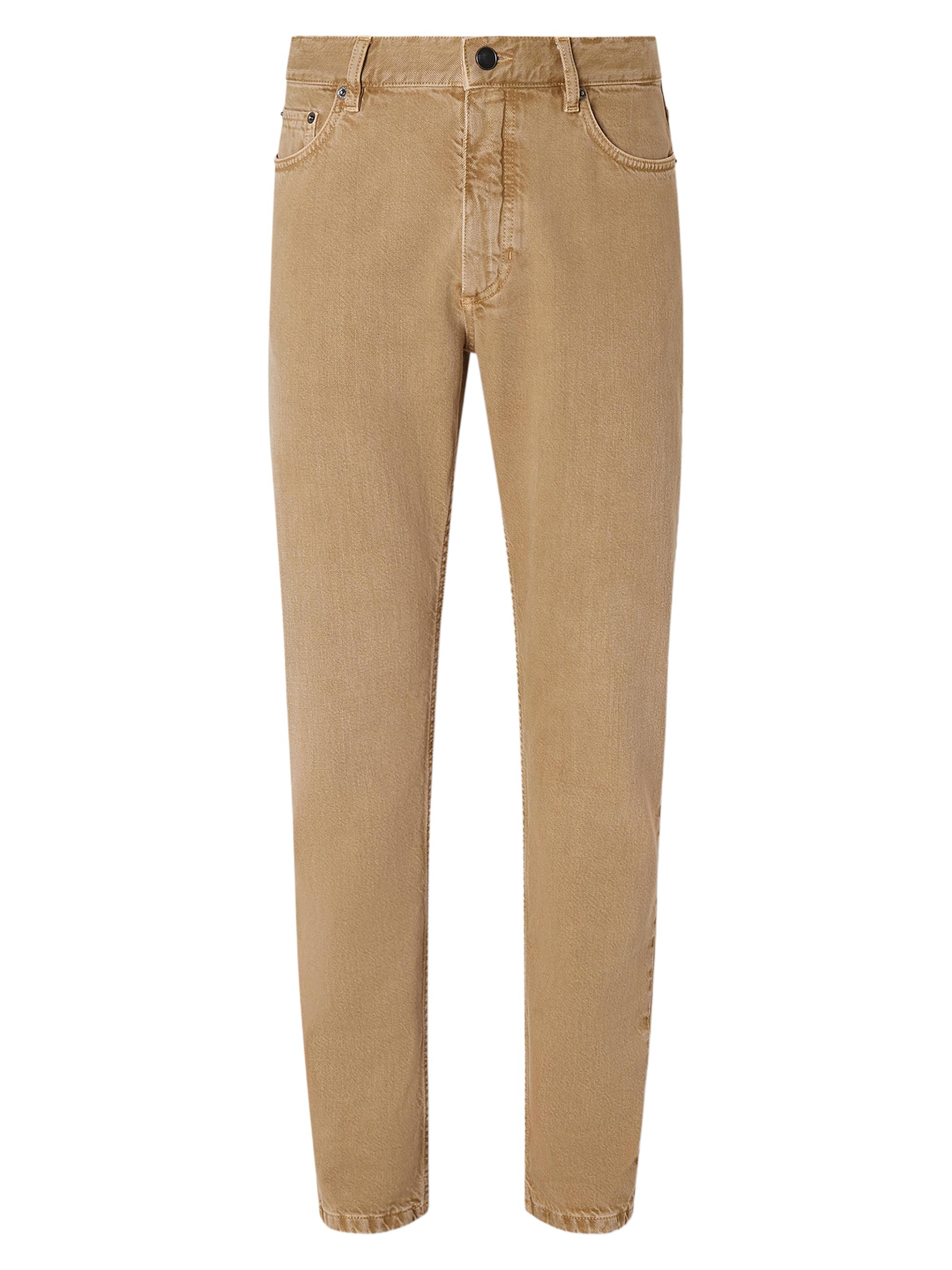 ZEGNA Men's Cotton Roccia Jeans - Beige