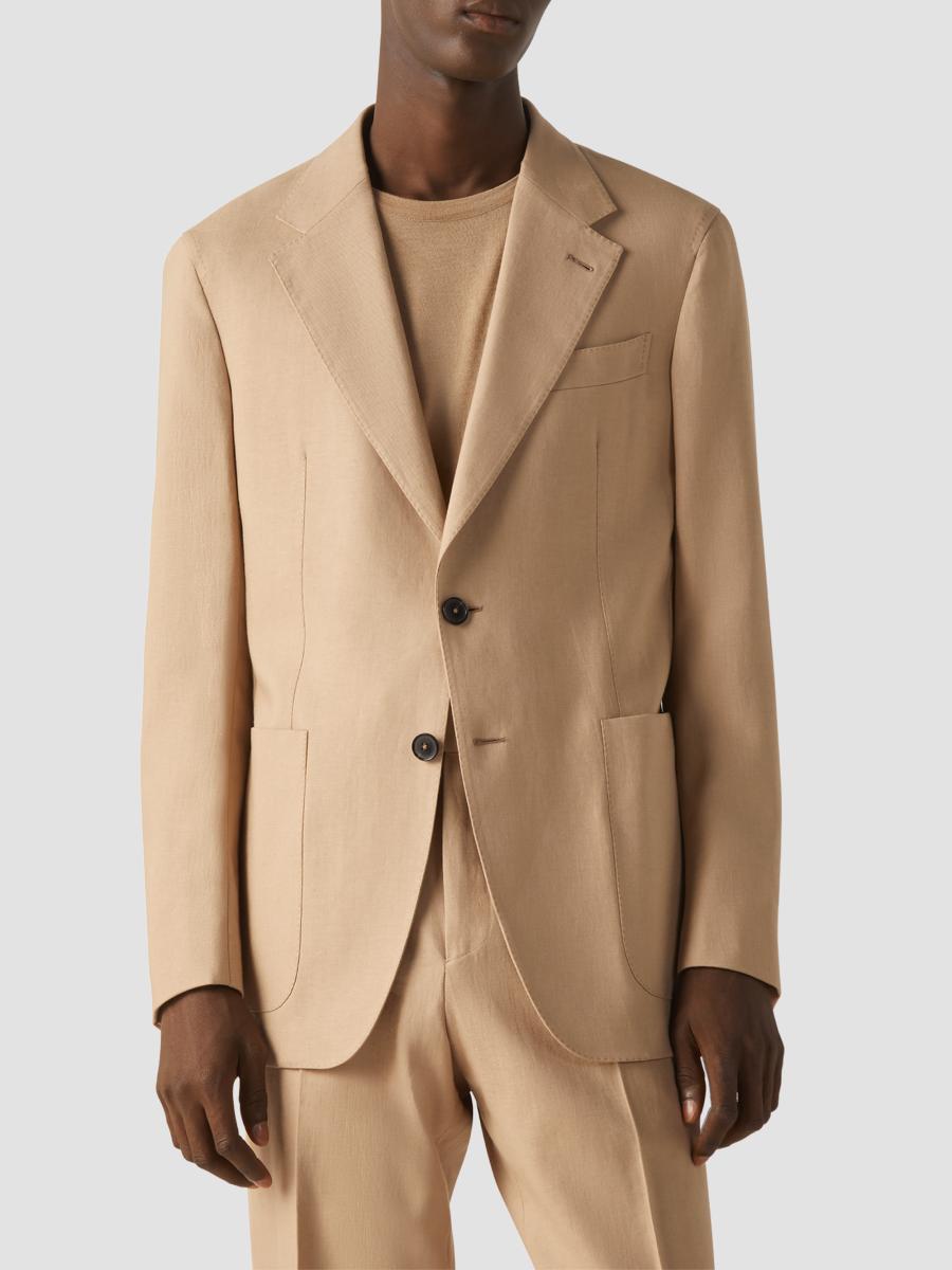 ZEGNA Oasi Lino Jacket | Saks Fifth Avenue
