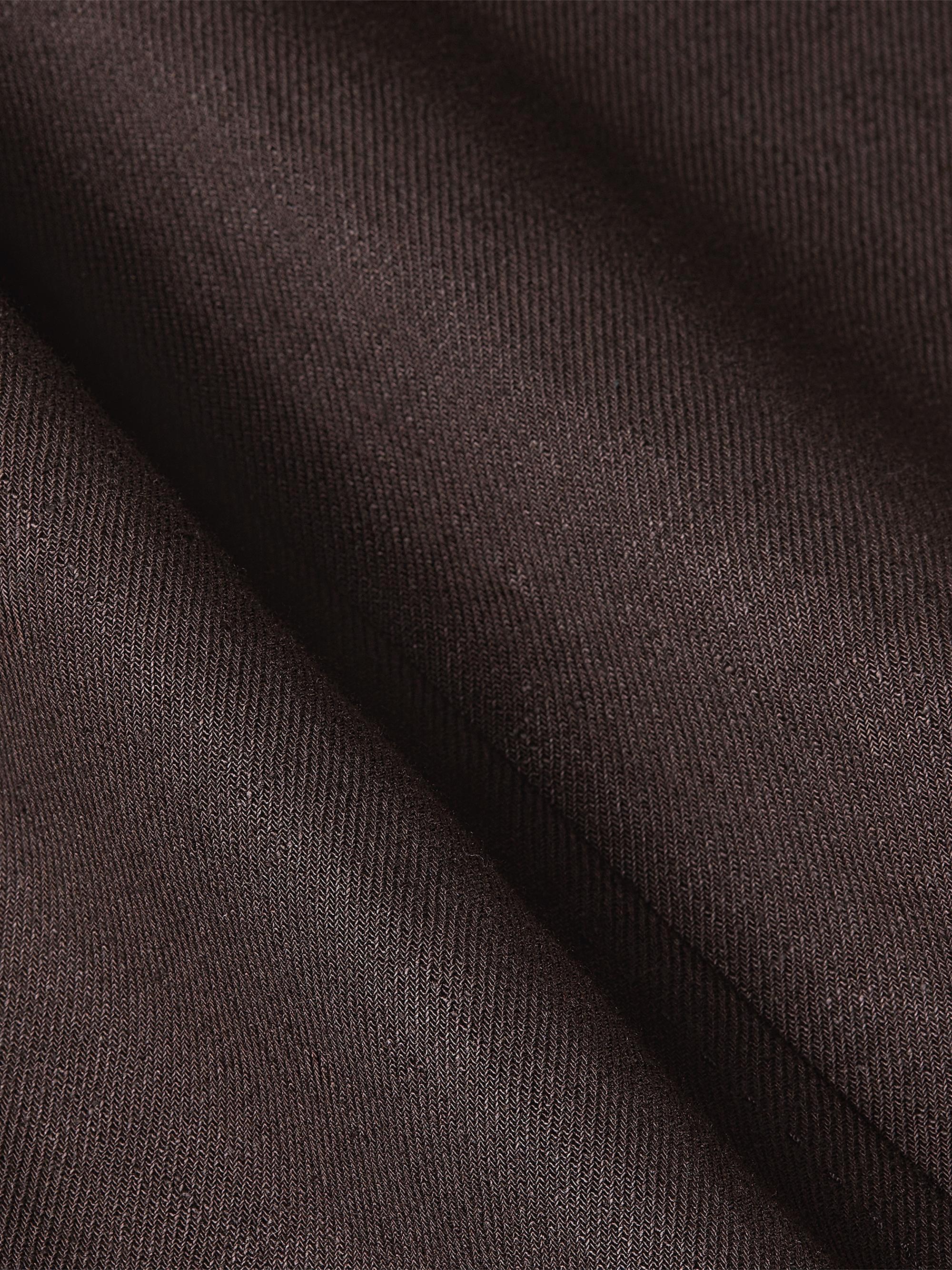 ZEGNA Men's Oasi Lino Jacket - Dark Brown | Thumbnail 7