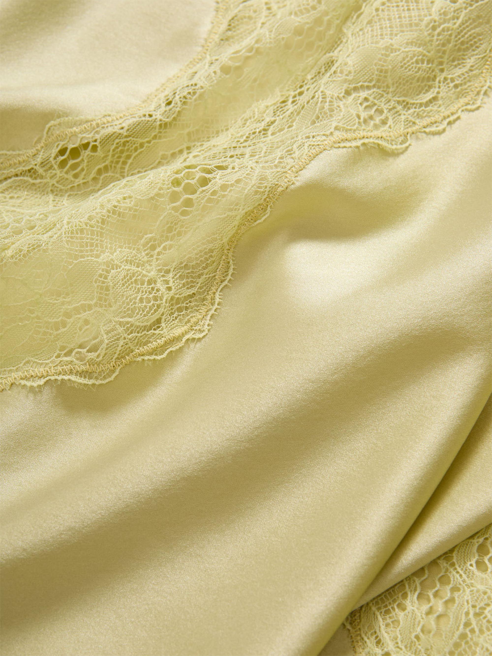 Veronica Beard Johanan Lace-Trimmed Silk-Blend Top | Saks Fifth Avenue