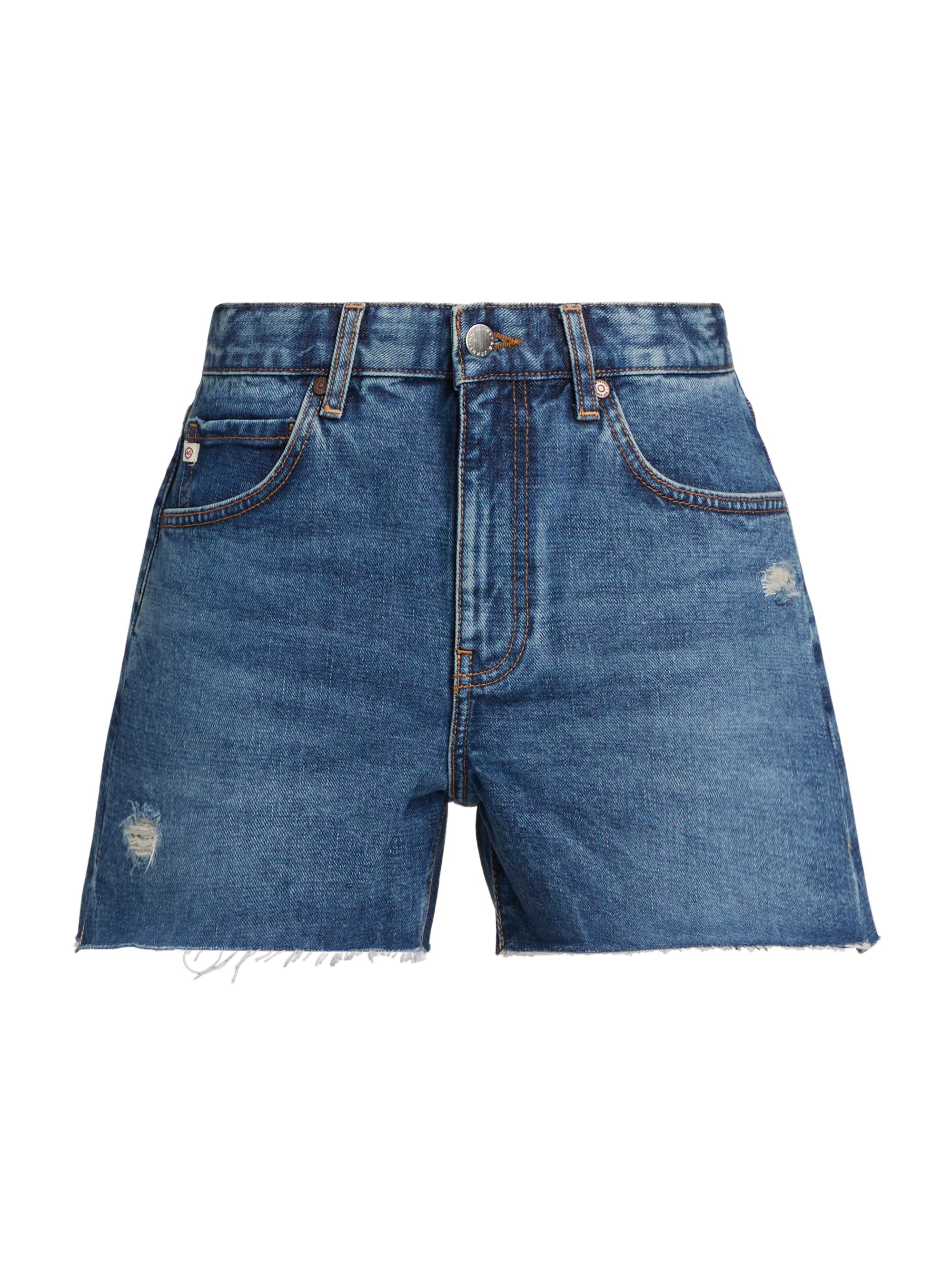 AG Jeans Women's Halle High-Rise Denim Shorts - Enrich | Thumbnail 8