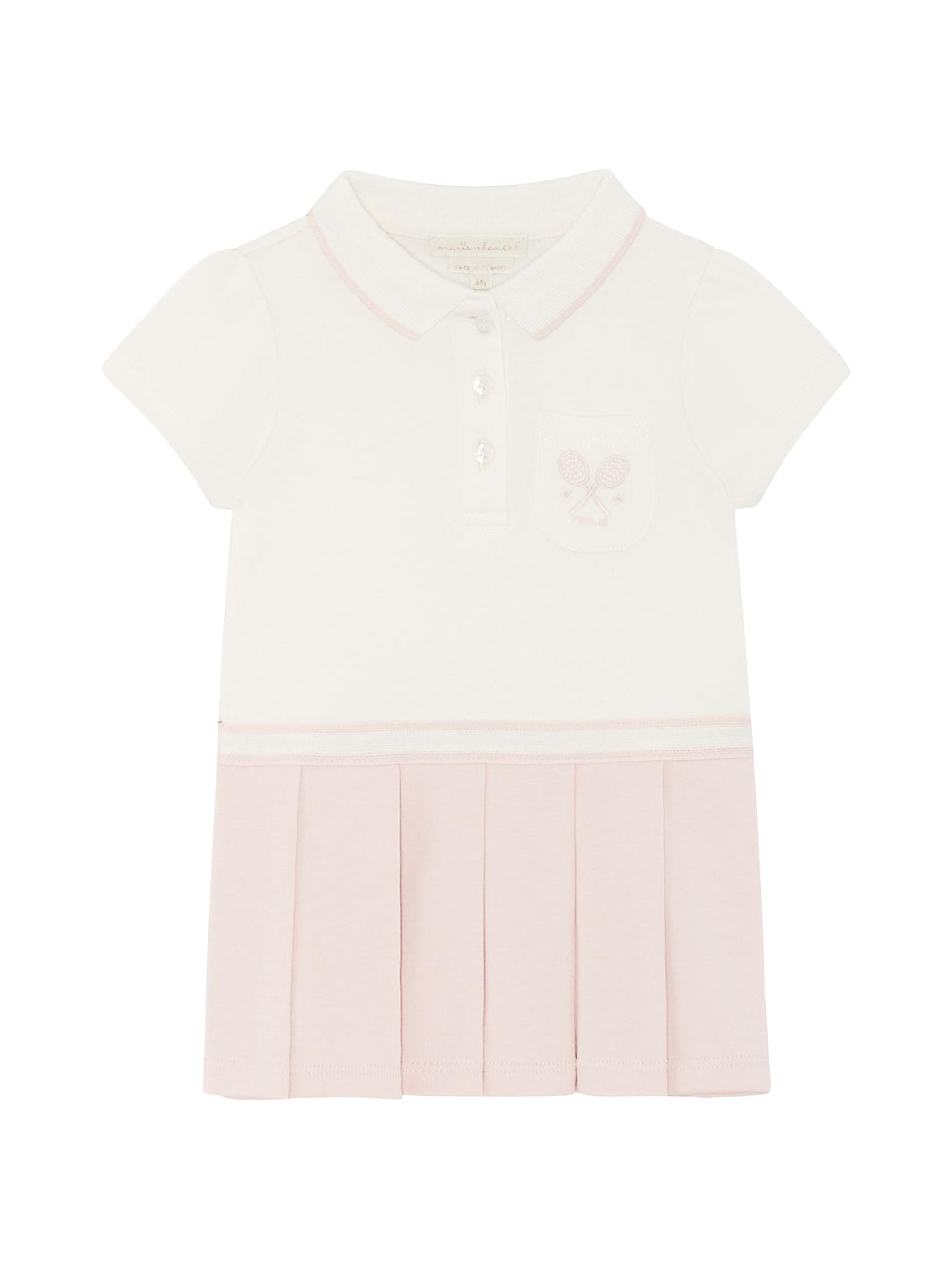 Marie-Chantal Baby Girl's Tennis Crissy Dress - Milky White 18 Months