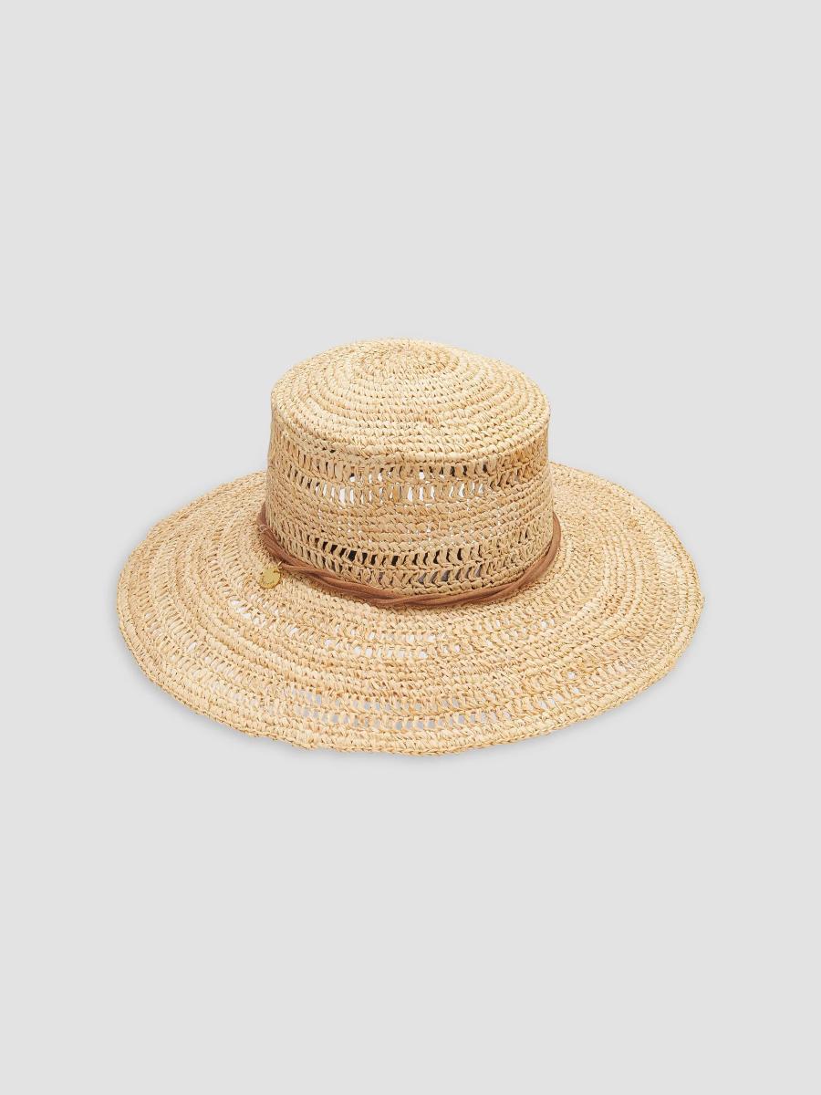 rag & bone Crocheted Raffia Boater Hat | Saks Fifth Avenue