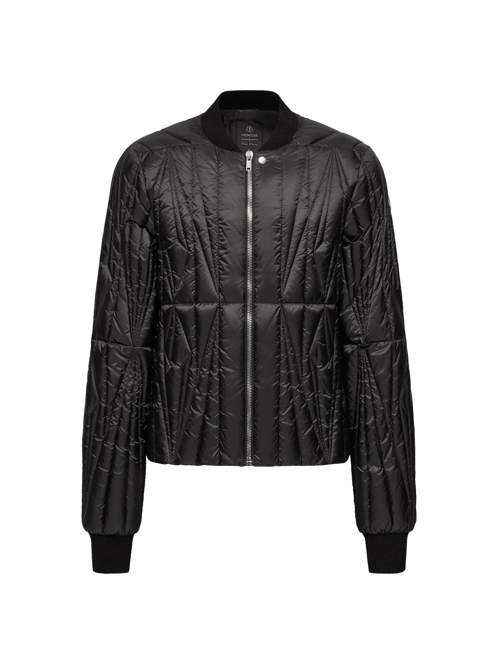 Moncler Men's  + Rick Owens Geocamo Flight Puffer Jacket - Black