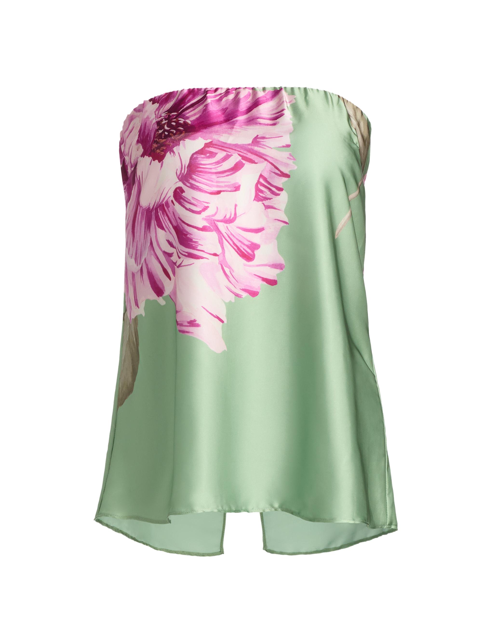 Misa Los Angeles Women's Yassi Floral Strapless Top - Large Flora