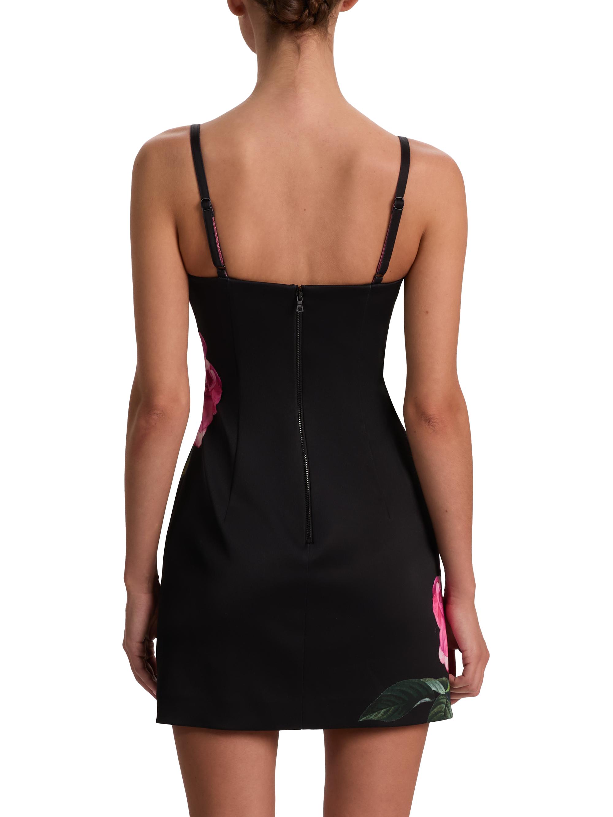 ALICE + OLIVIA Nina Floral Sweetheart Minidress | Saks Fifth Avenue