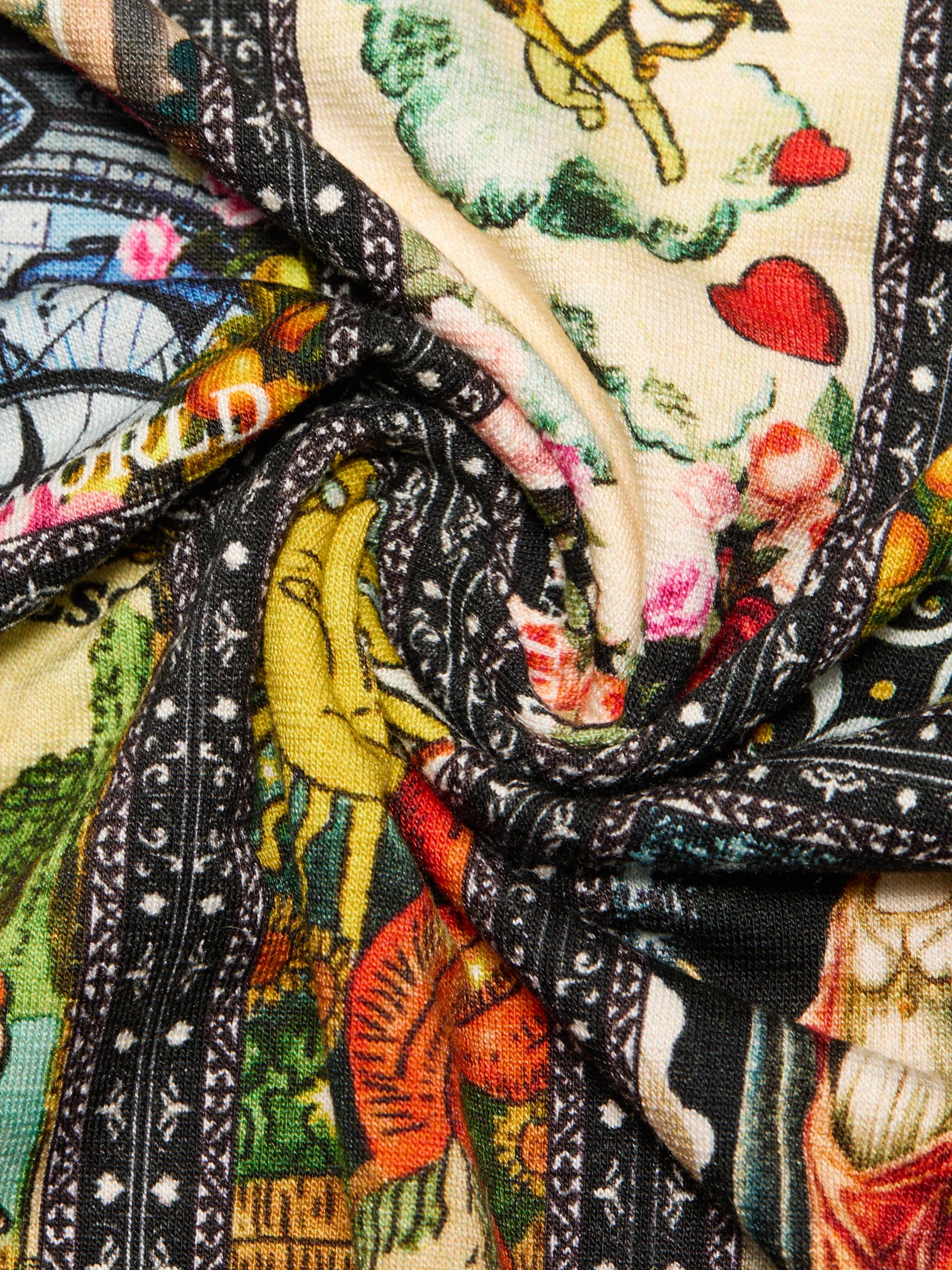 ALICE + OLIVIA Delaina Tarot Turtleneck Top | Saks Fifth Avenue
