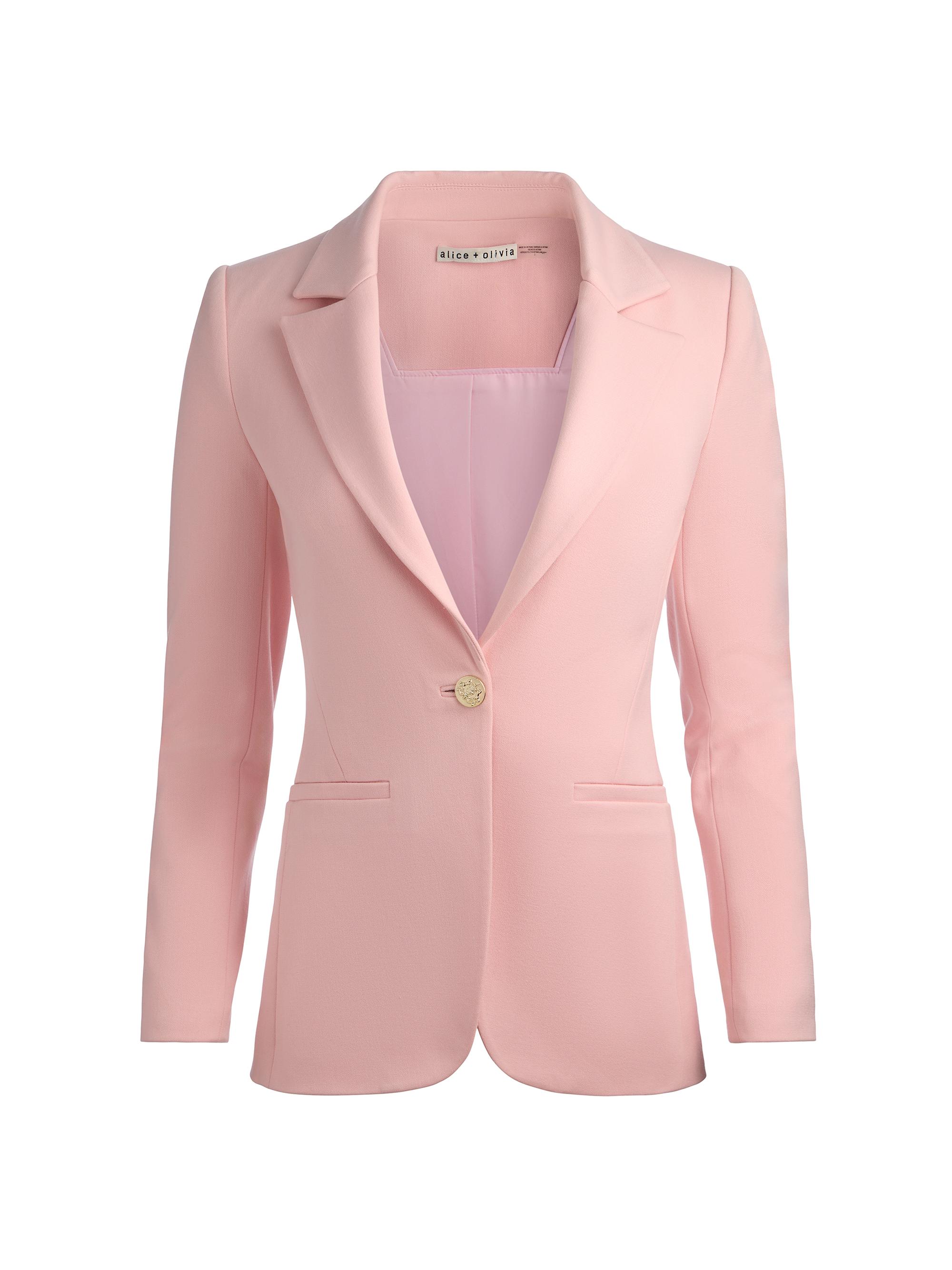 ALICE + OLIVIA Women's Blake Fitted Blazer - English Rose