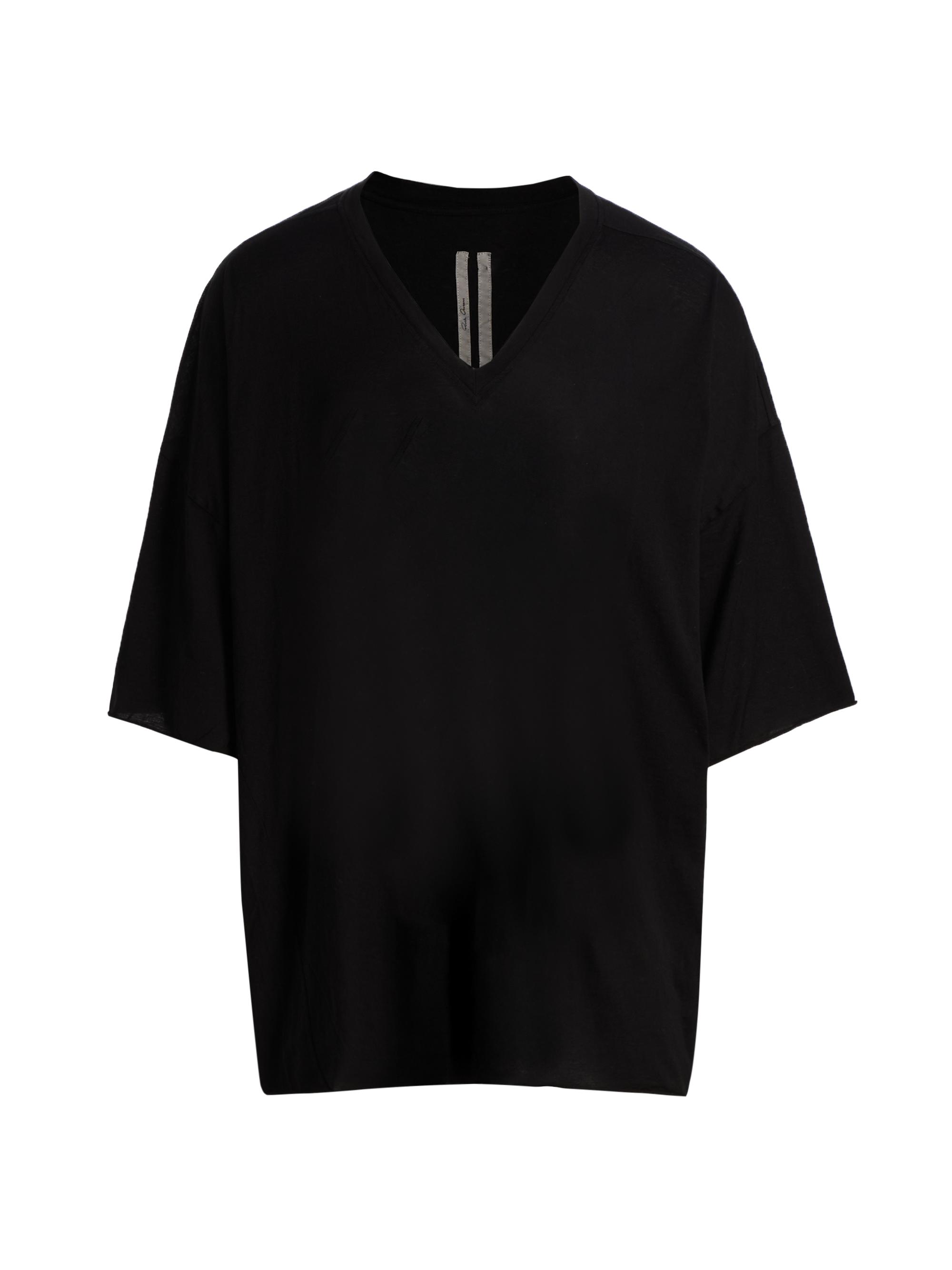 Rick Owens Men's Tommy V-Neck T-Shirt - Black
