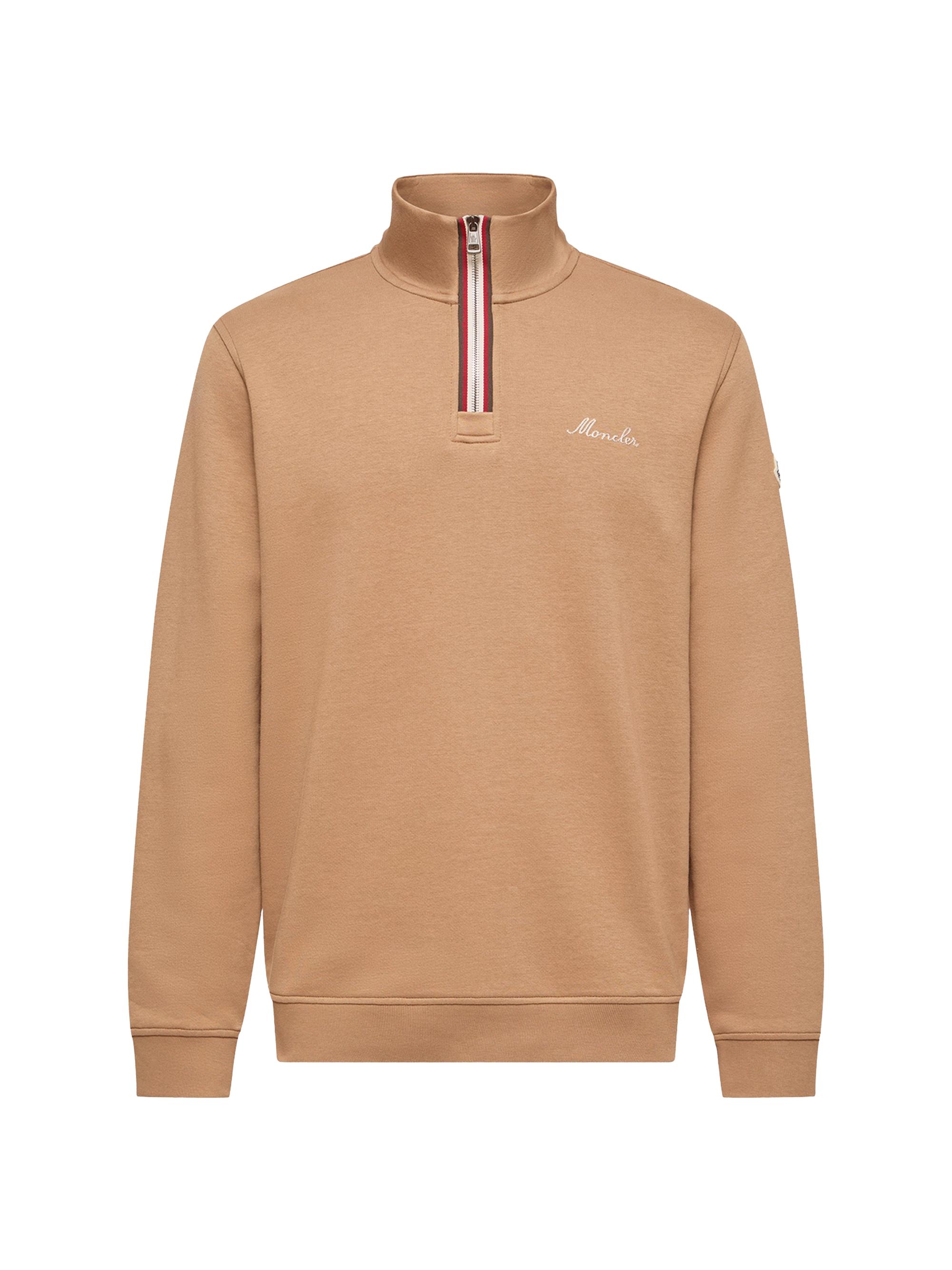 Moncler Men's Turtleneck Sweatshirt - Camel Beige
