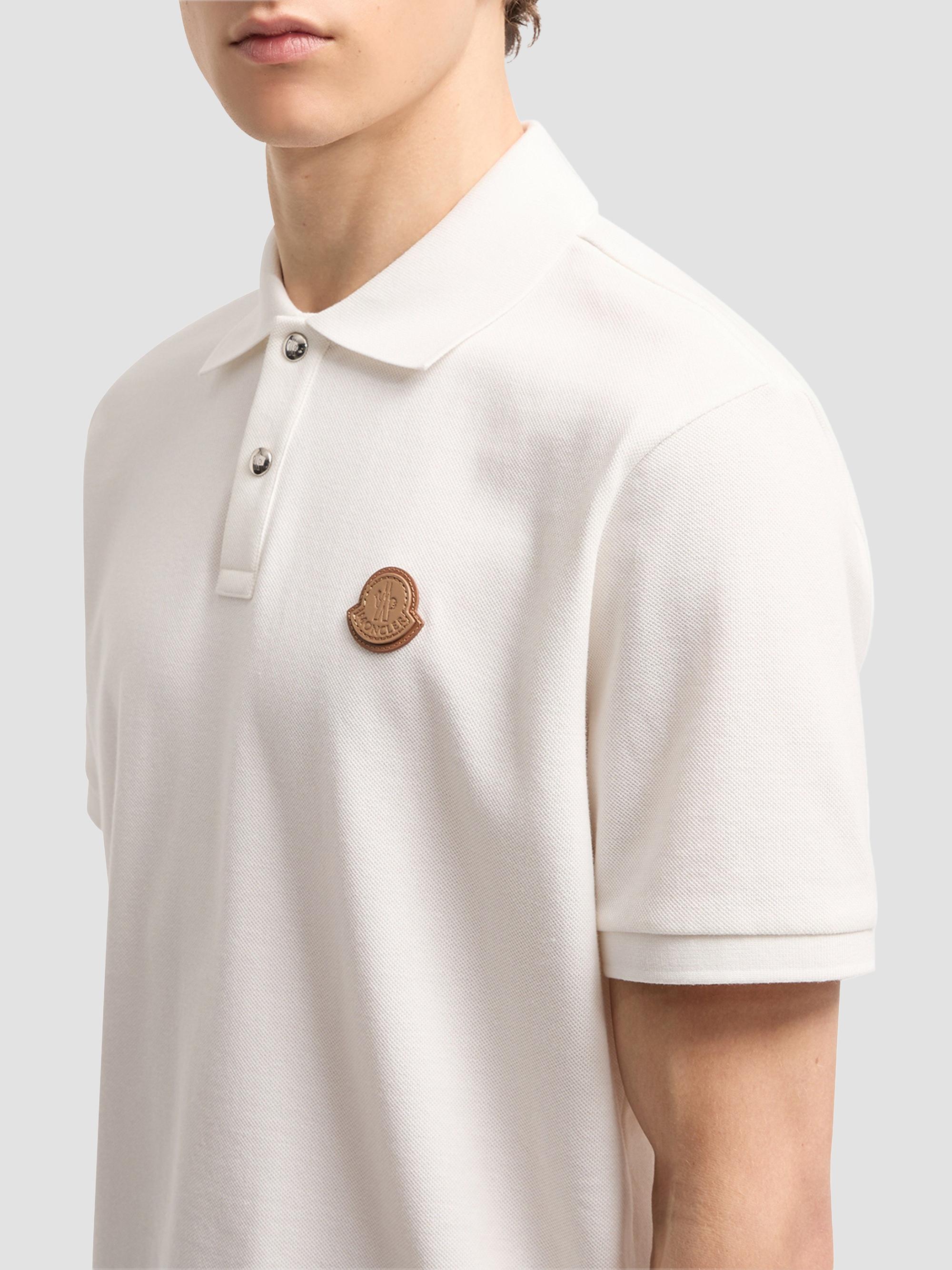 Moncler Cotton Polo Shirt | Saks Fifth Avenue