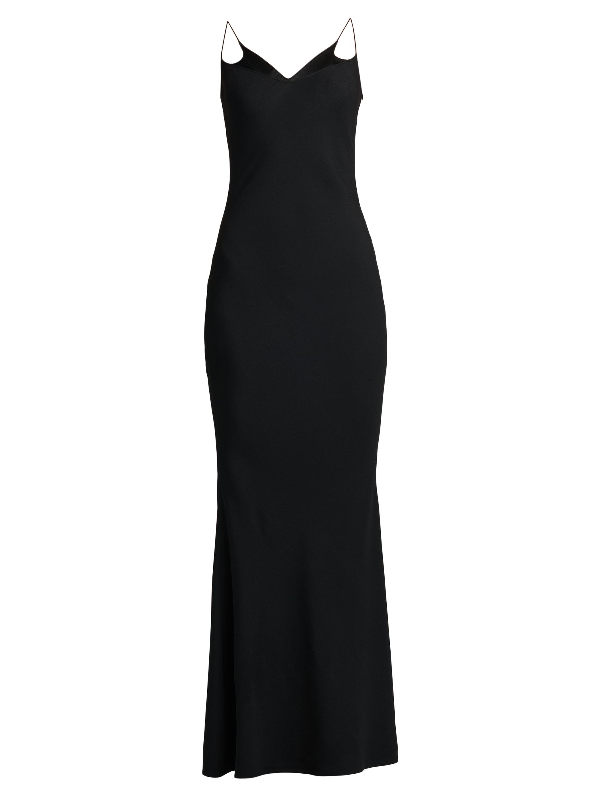 TOM FORD Women's Strappy Woven Slip Gown - Naa Black | Thumbnail 7