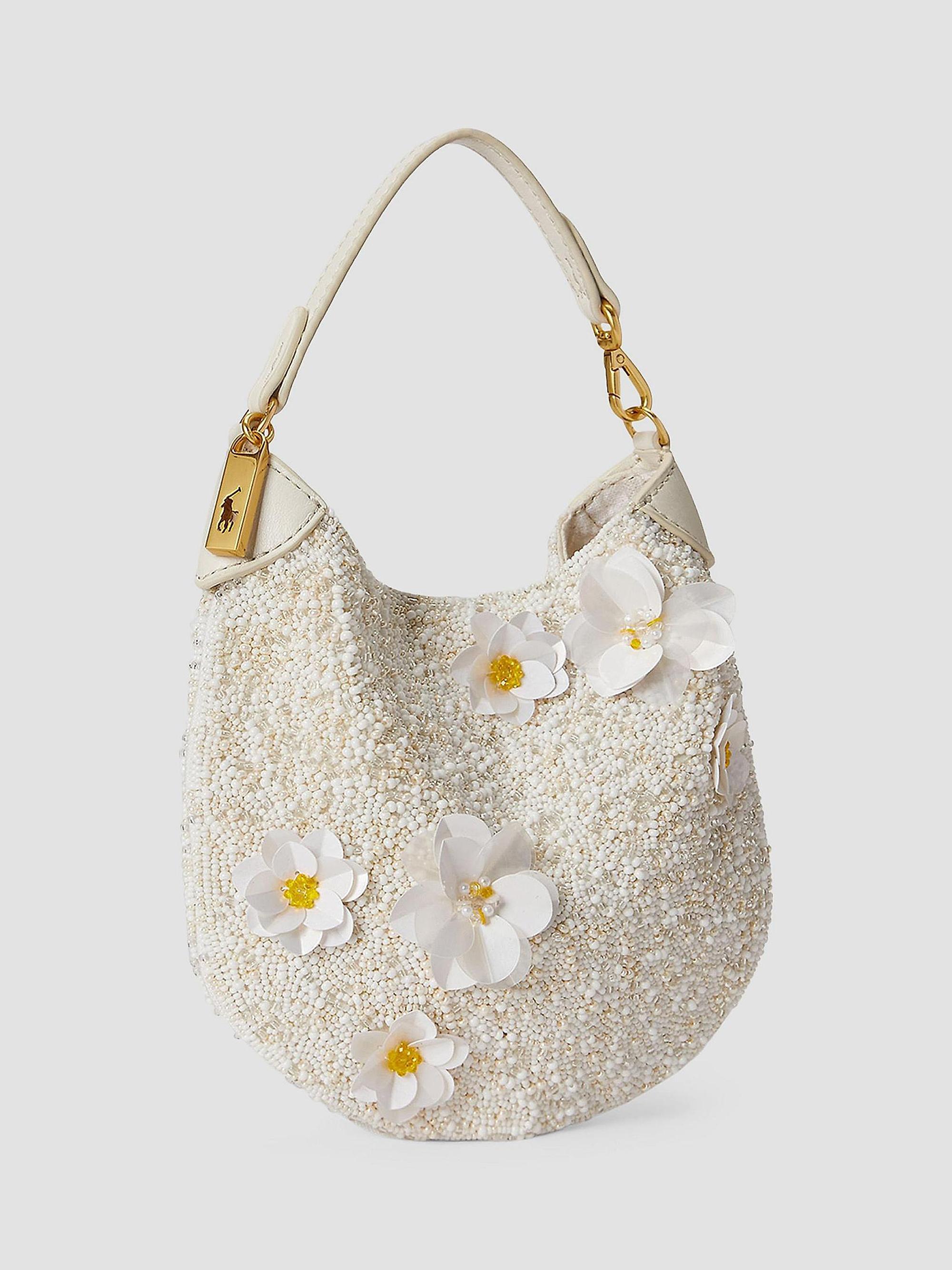 Polo Ralph Lauren Polo ID Floral Beaded Top Handle Bag | Saks