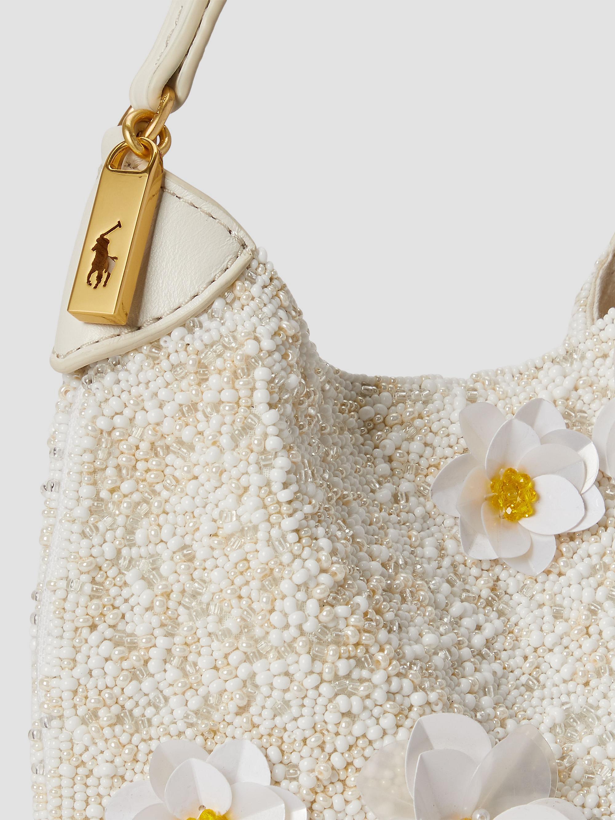 Polo Ralph Lauren Polo ID Floral Beaded Top Handle Bag | Saks