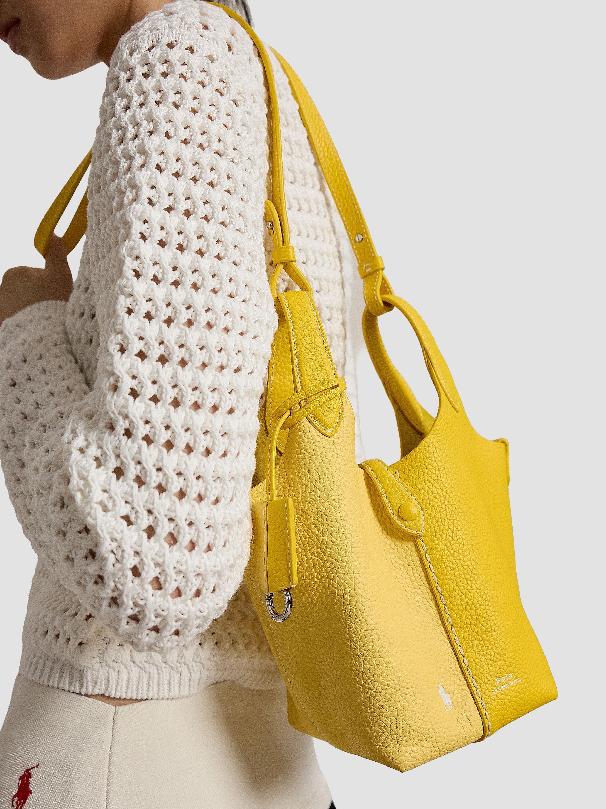 Polo Ralph Lauren Polo Play Small Leather Tote Bag | Saks Fifth Avenue