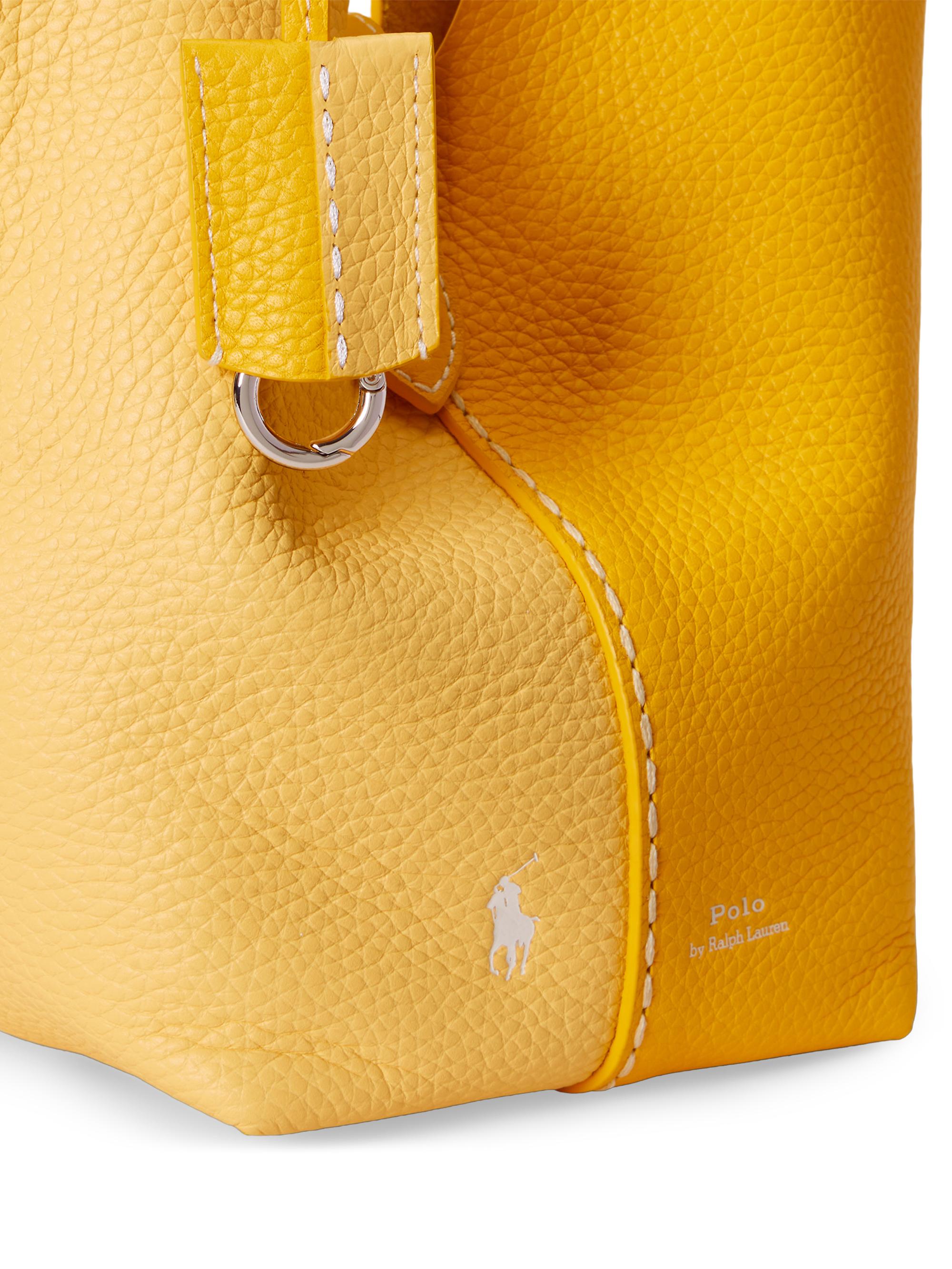 Polo Ralph Lauren Polo Play Small Leather Tote Bag | Saks Fifth Avenue