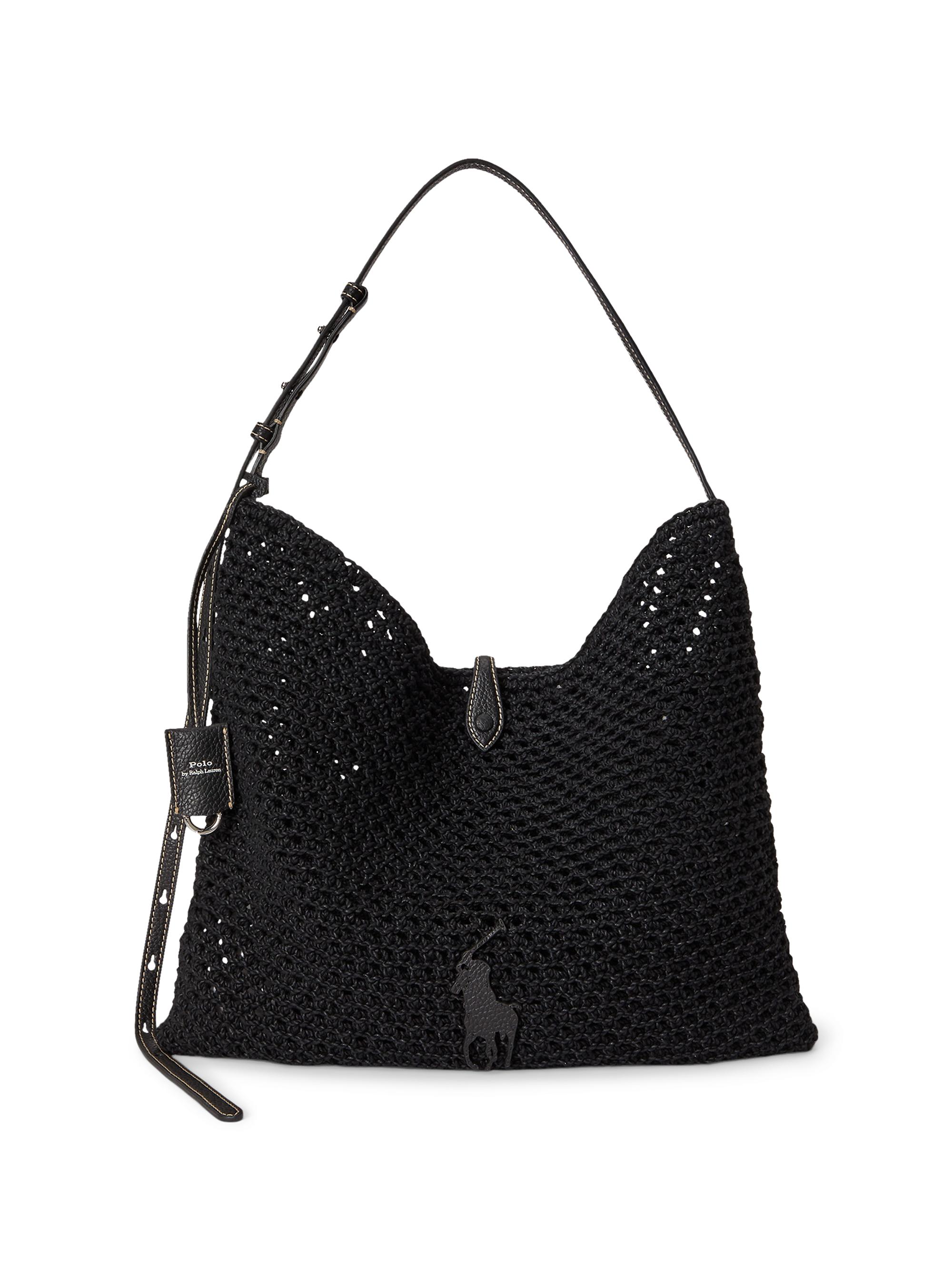 Polo Ralph Lauren Large Polo ID Suede Shoulder Bag | Saks Fifth Avenue