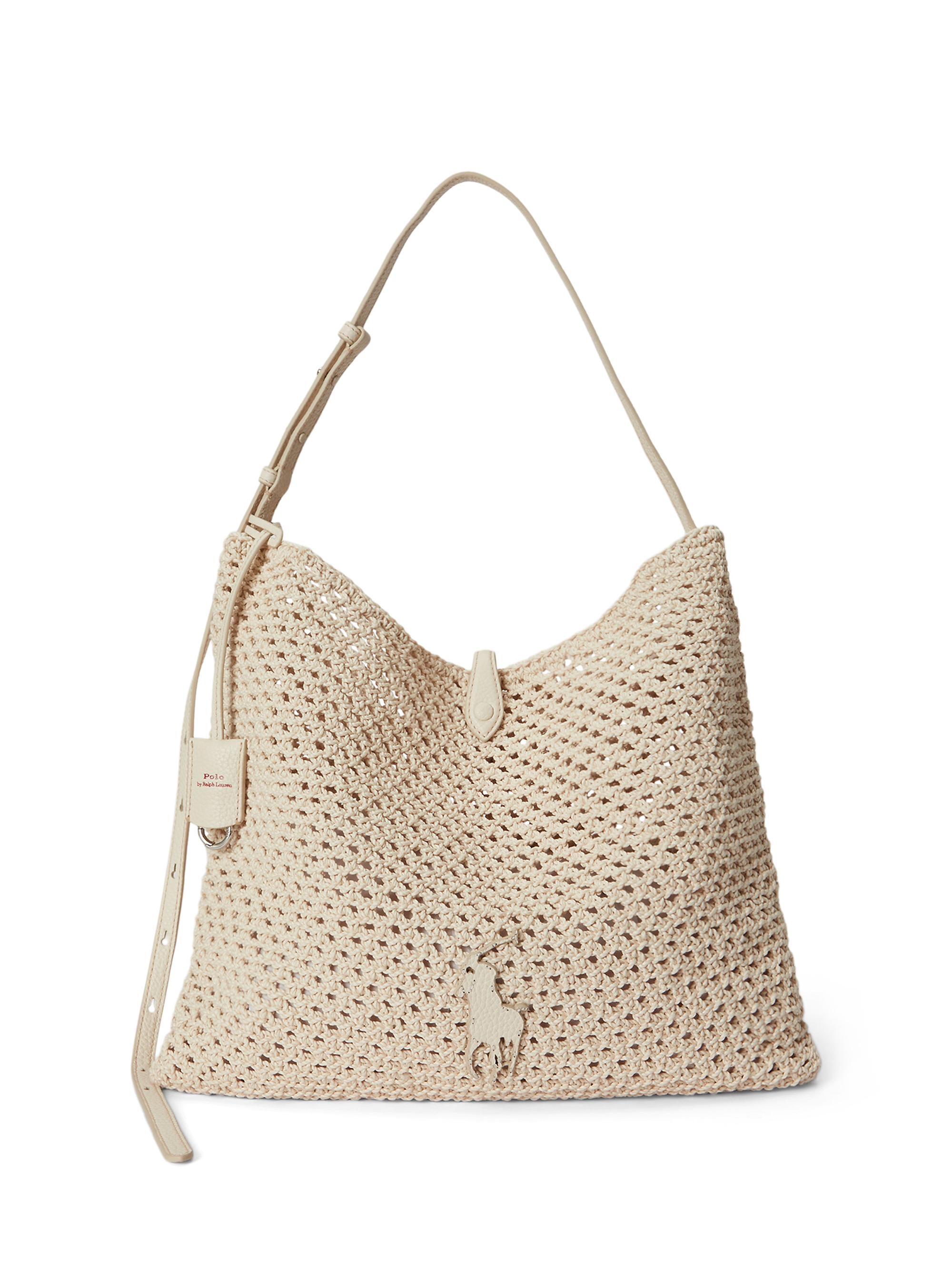 Polo Ralph Lauren Women's Polo Play Waxed Cotton Cord Messenger Bag -