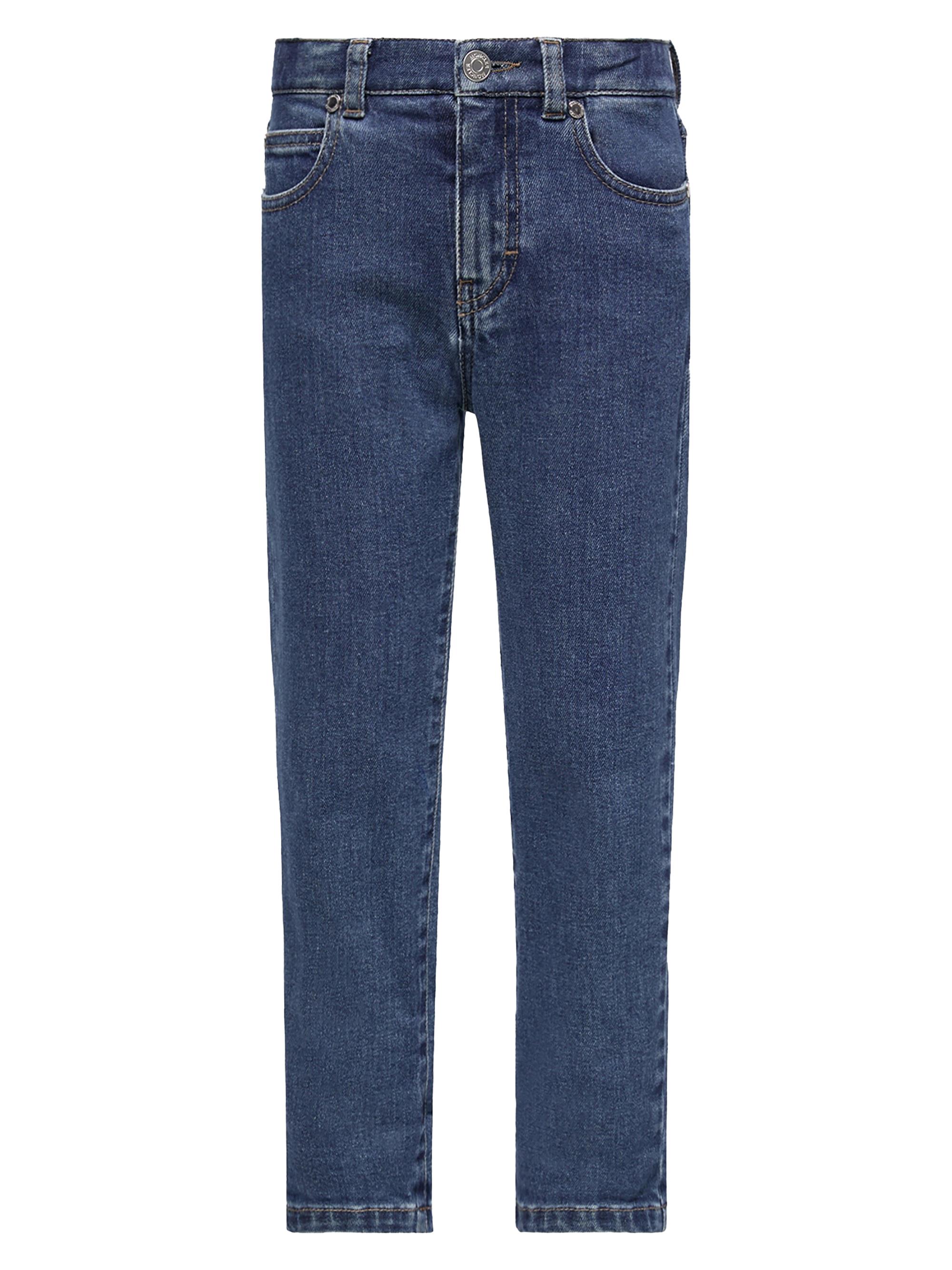 Moncler Little Boy's and Boy's Jeans in Stretch Cotton - Denim Blue