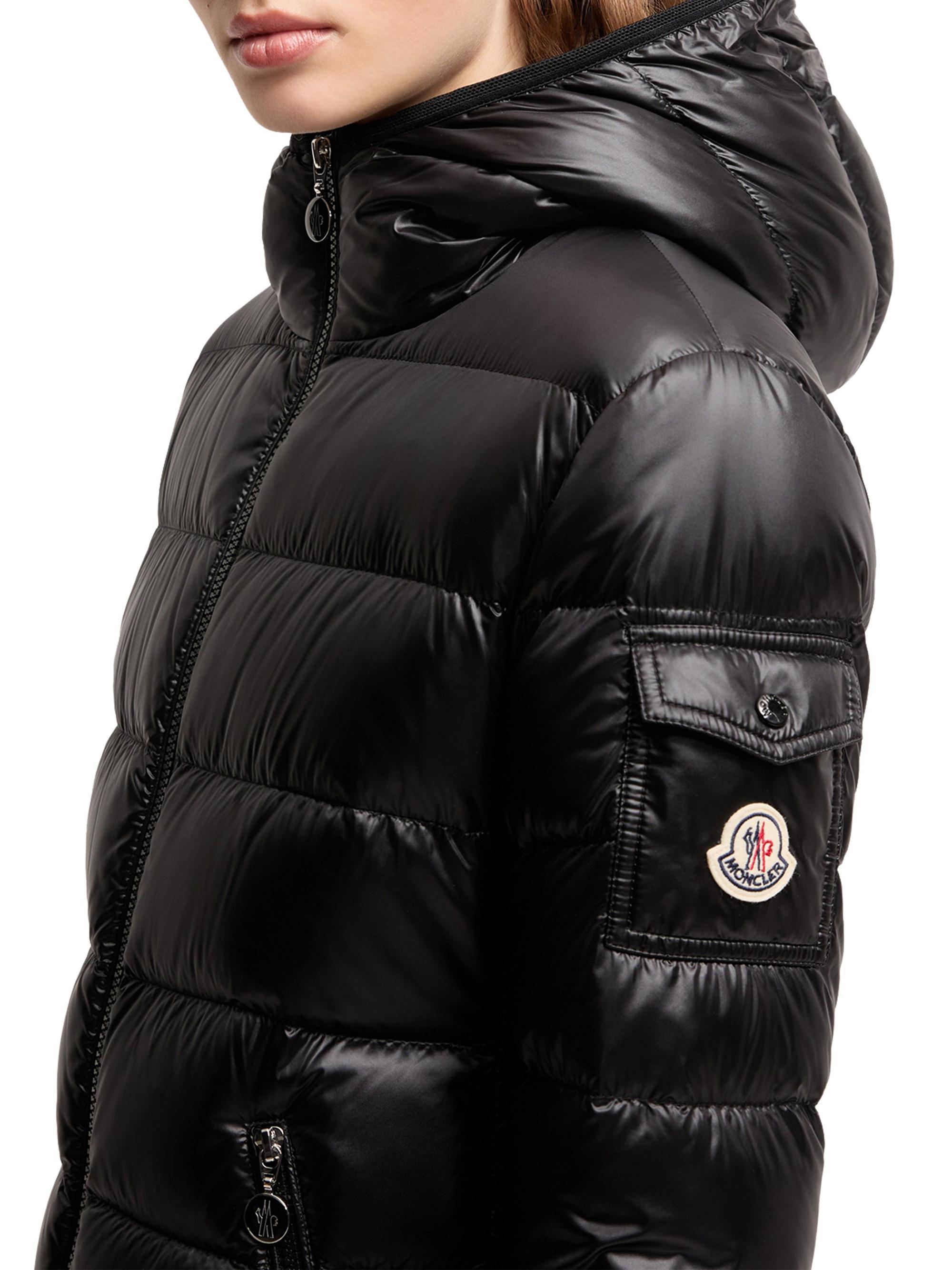 Moncler Glesse Hooded Short Down Coat | Saks Fifth Avenue