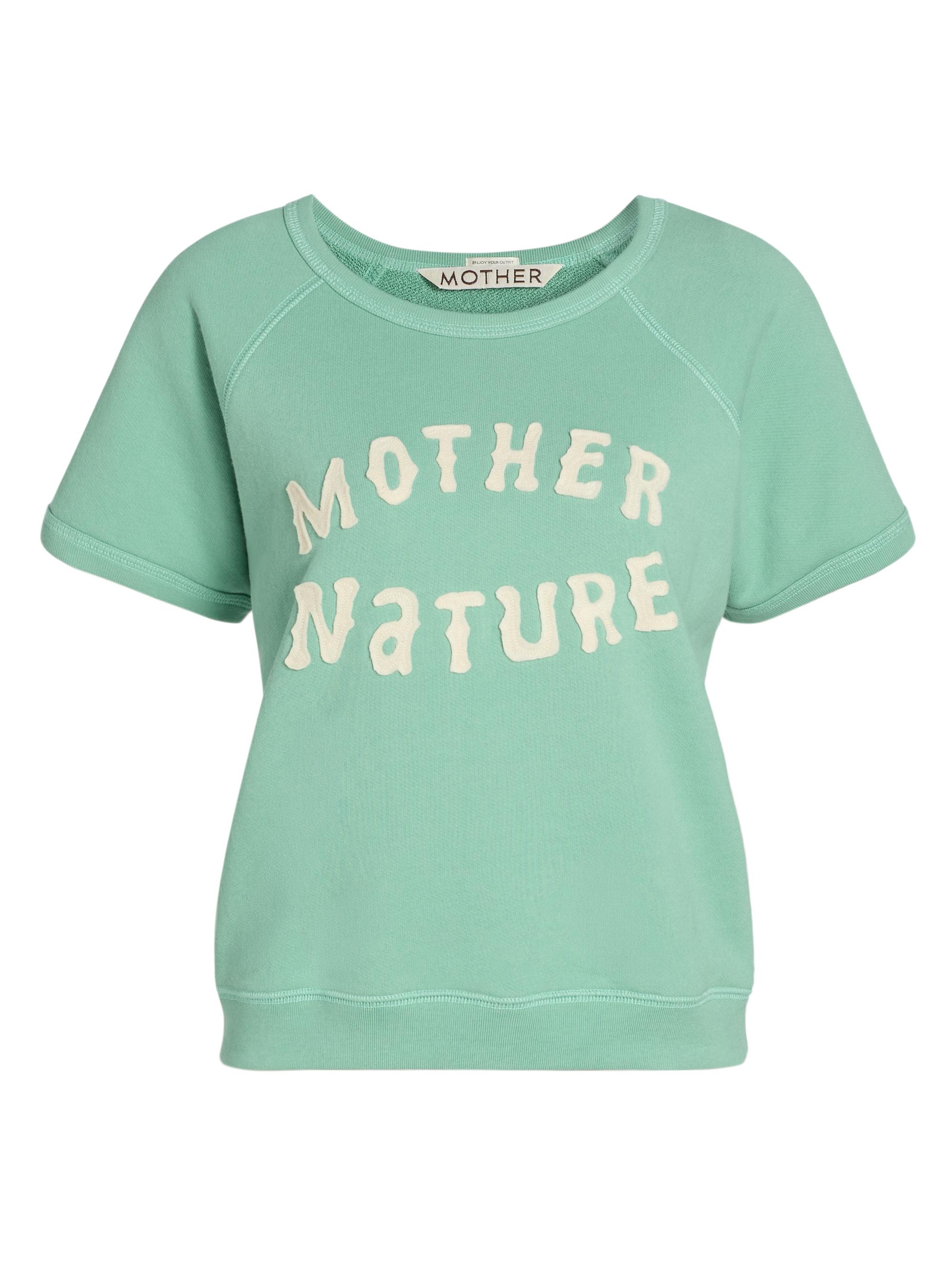 Mother Women's The Short-Sleeve Concert Sweatshirt -  Nature