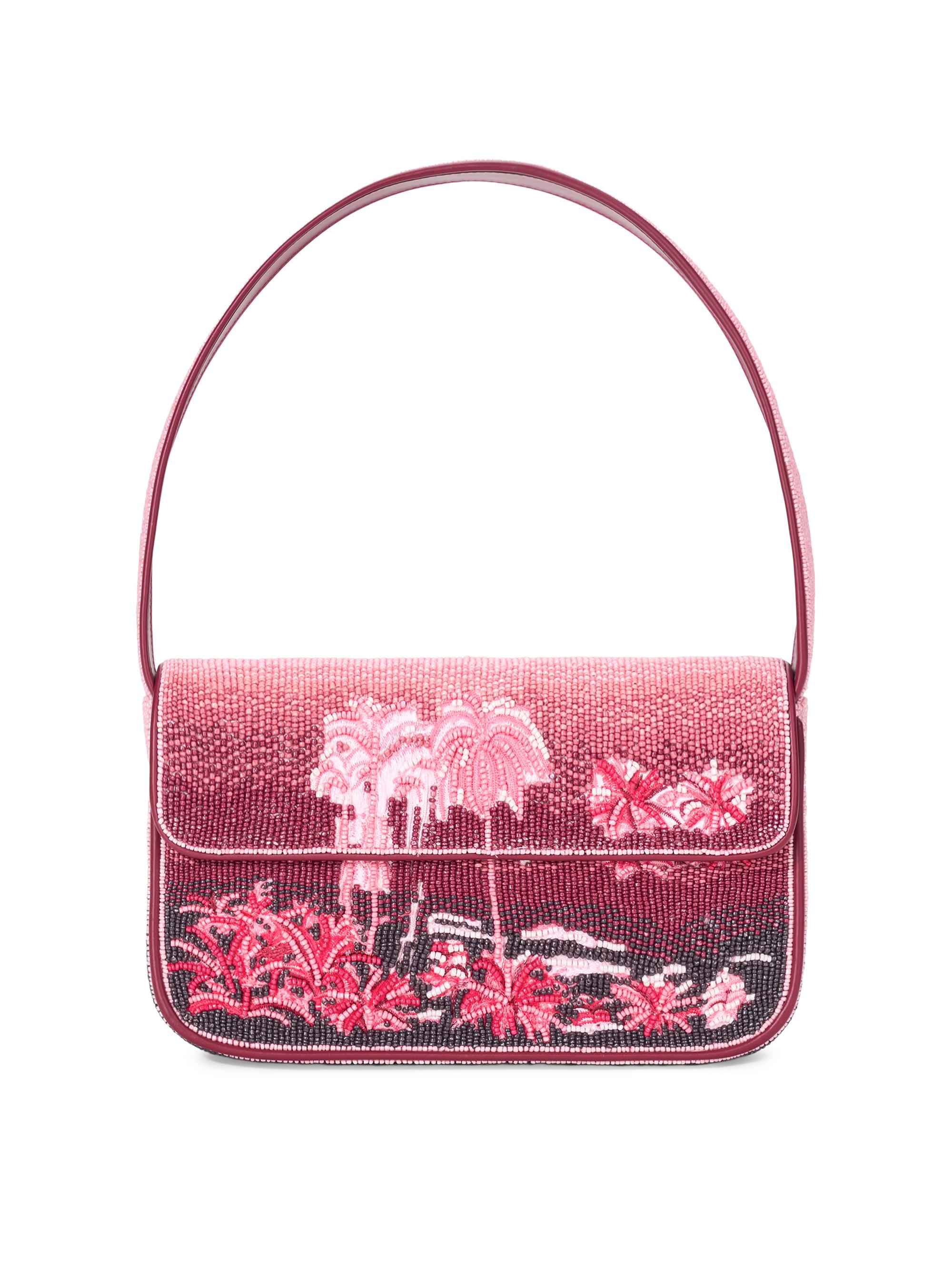 Staud Women's Tommy Beaded Baguette - California Clouds
