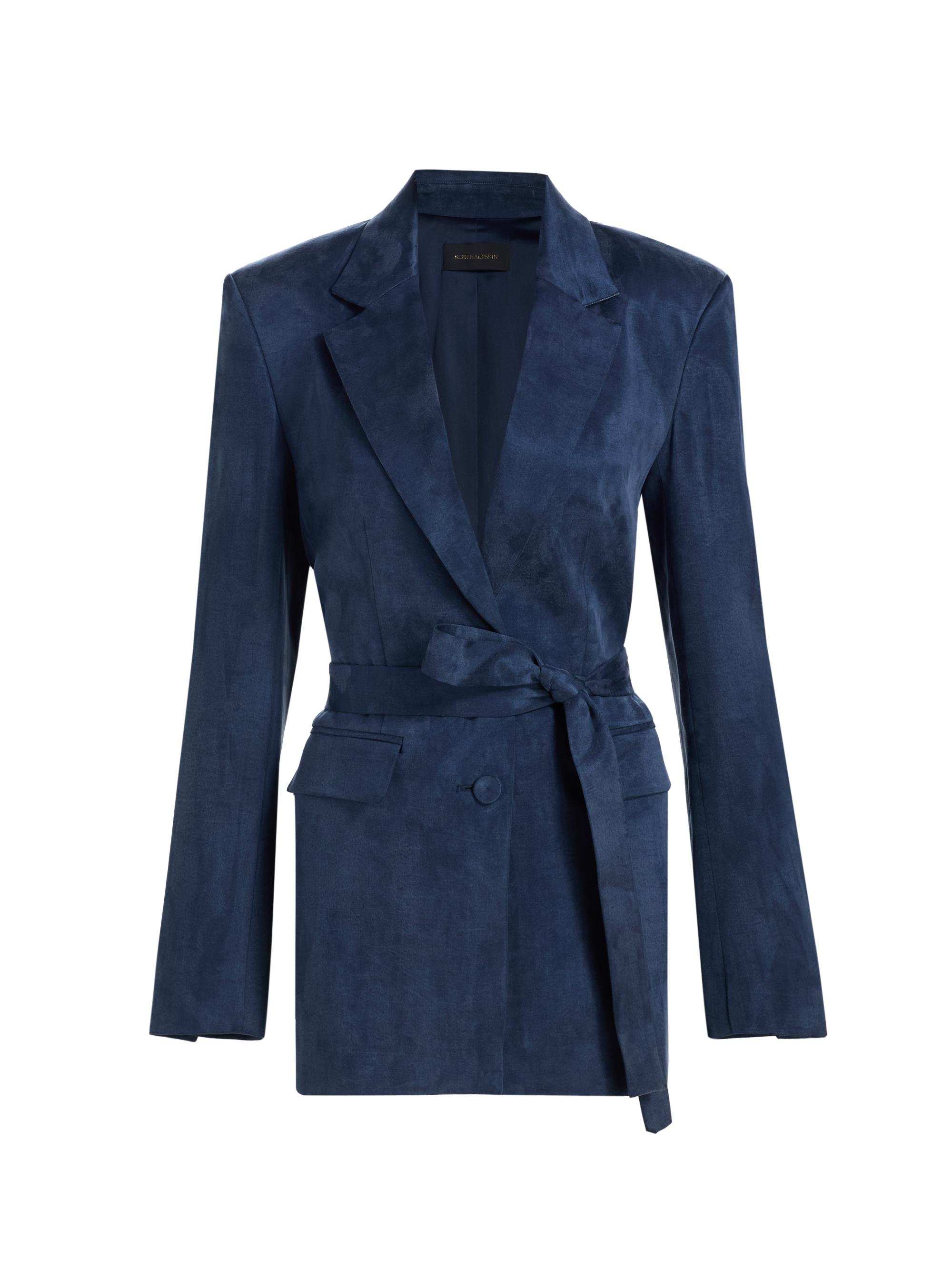 Kobi Halperin Women's Jessi Tie-Waist Blazer - Midnight Blue