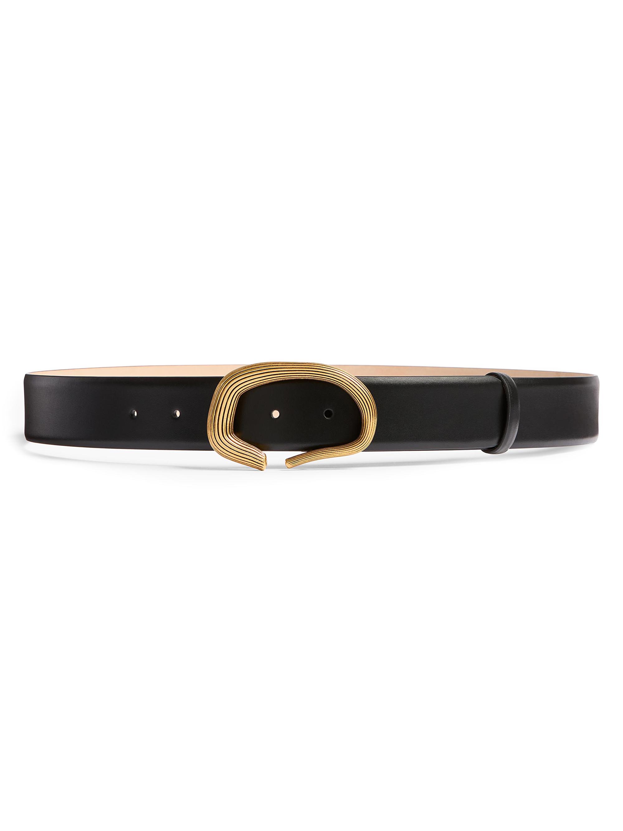 Versace Medusa Safety Pin Leather Belt | Saks Fifth Avenue